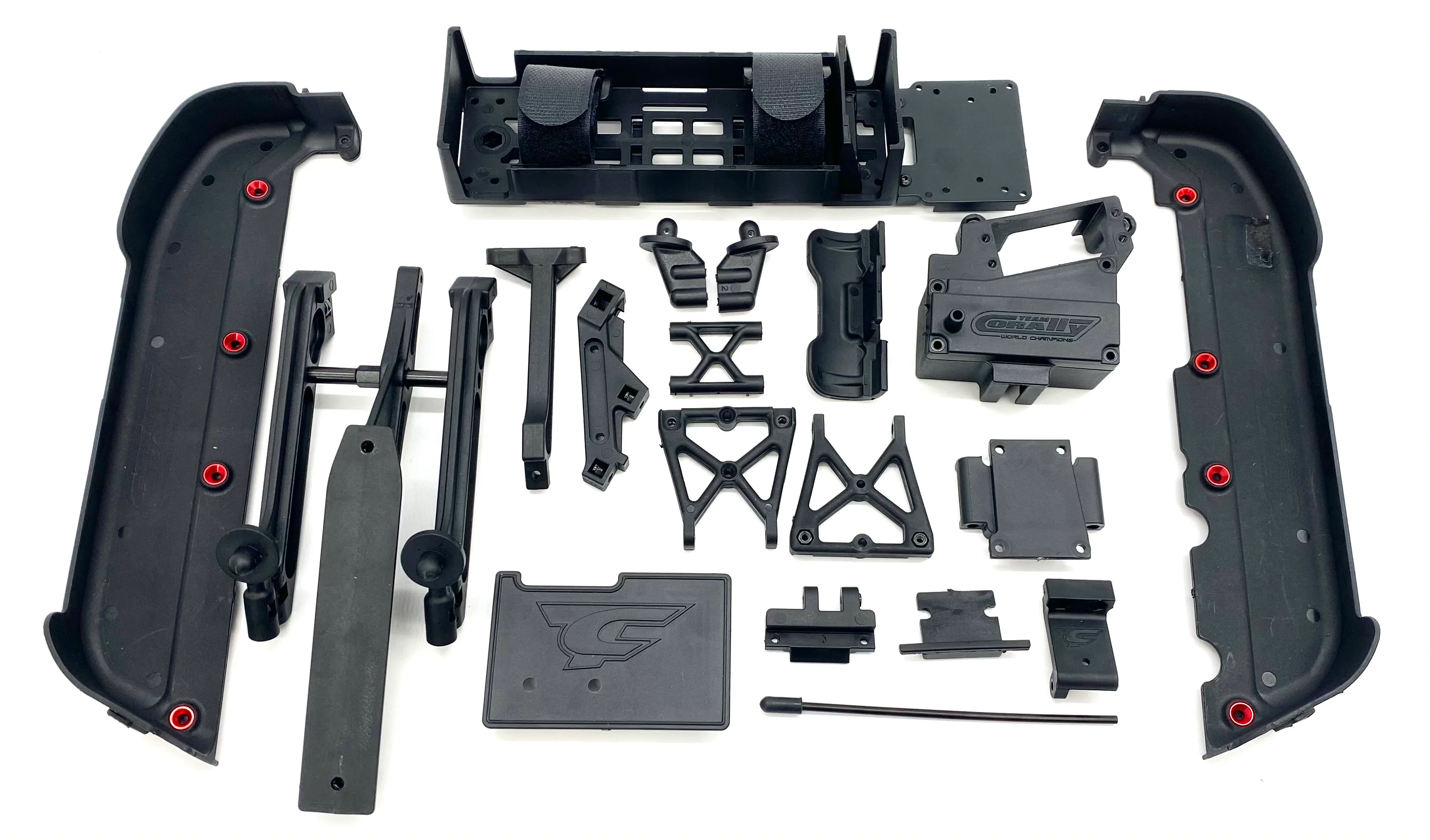 Team Corally SHOGUN - Side Guards, Battery esc Tray, Roll Tower, mounts C-00177