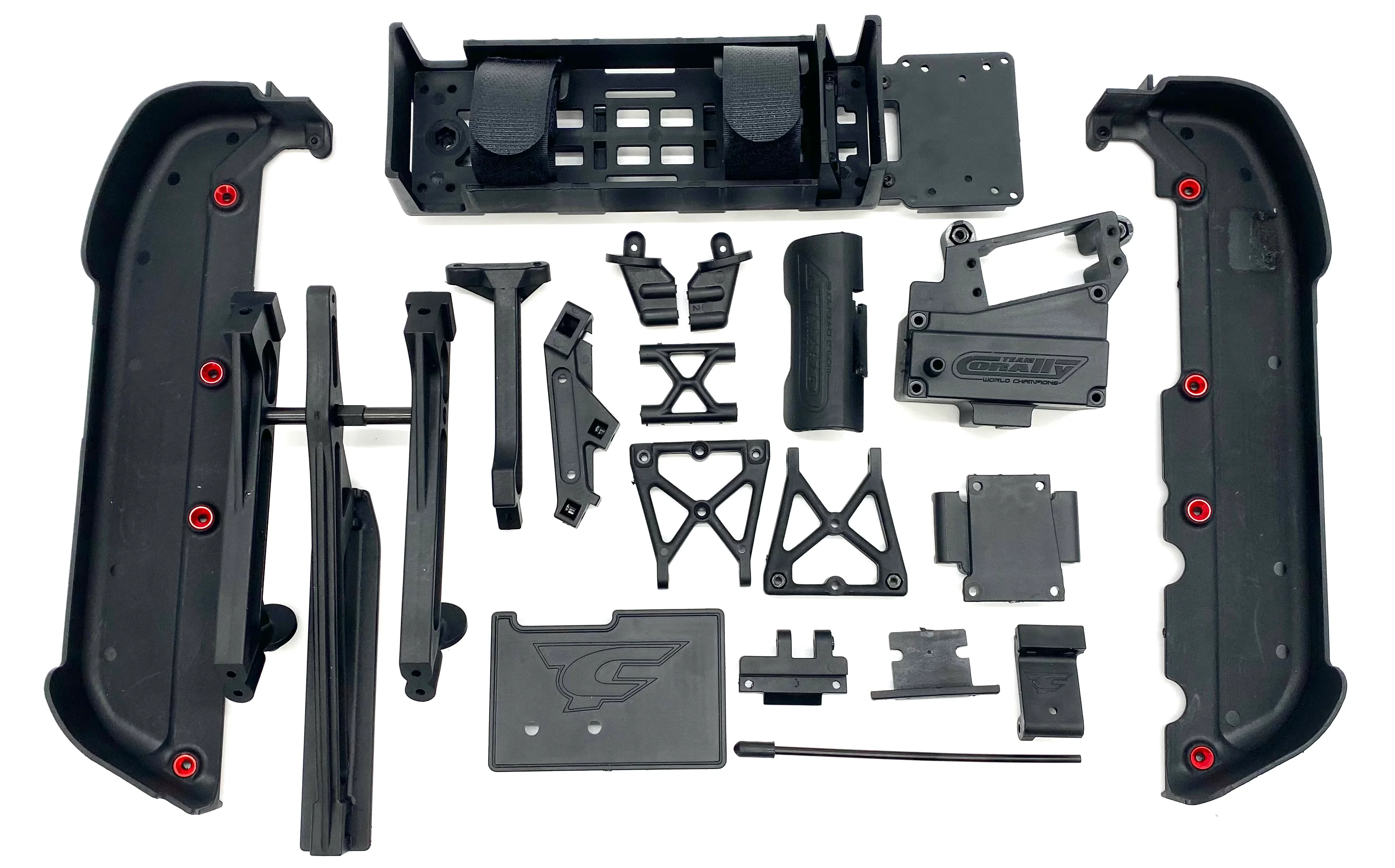 Team Corally SHOGUN - Side Guards, Battery esc Tray, Roll Tower, mounts C-00177 - Image 3