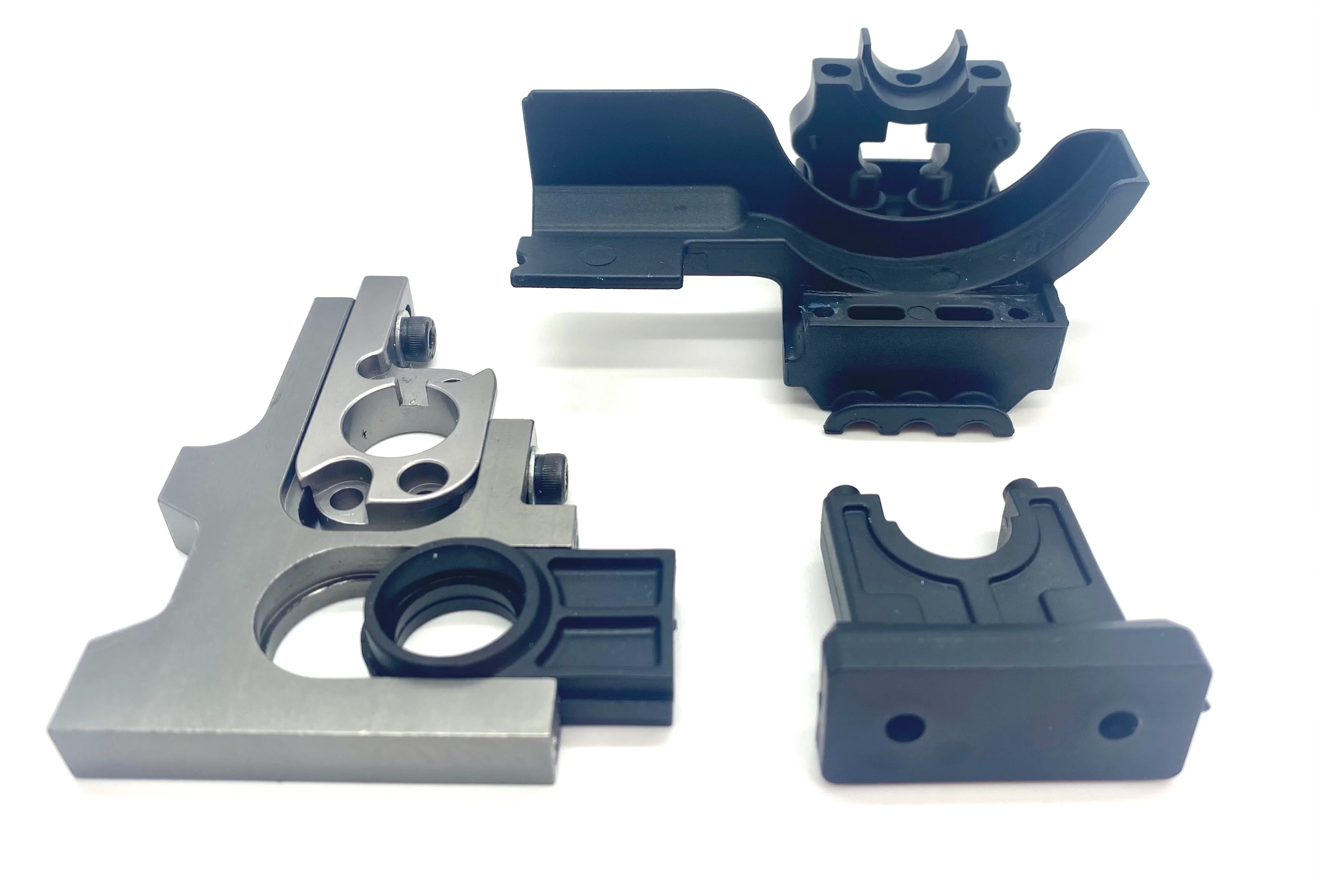 Team Corally SHOGUN - Sliding motor MOUNT aluminum bulkhead insert cover C-00177 - Image 2