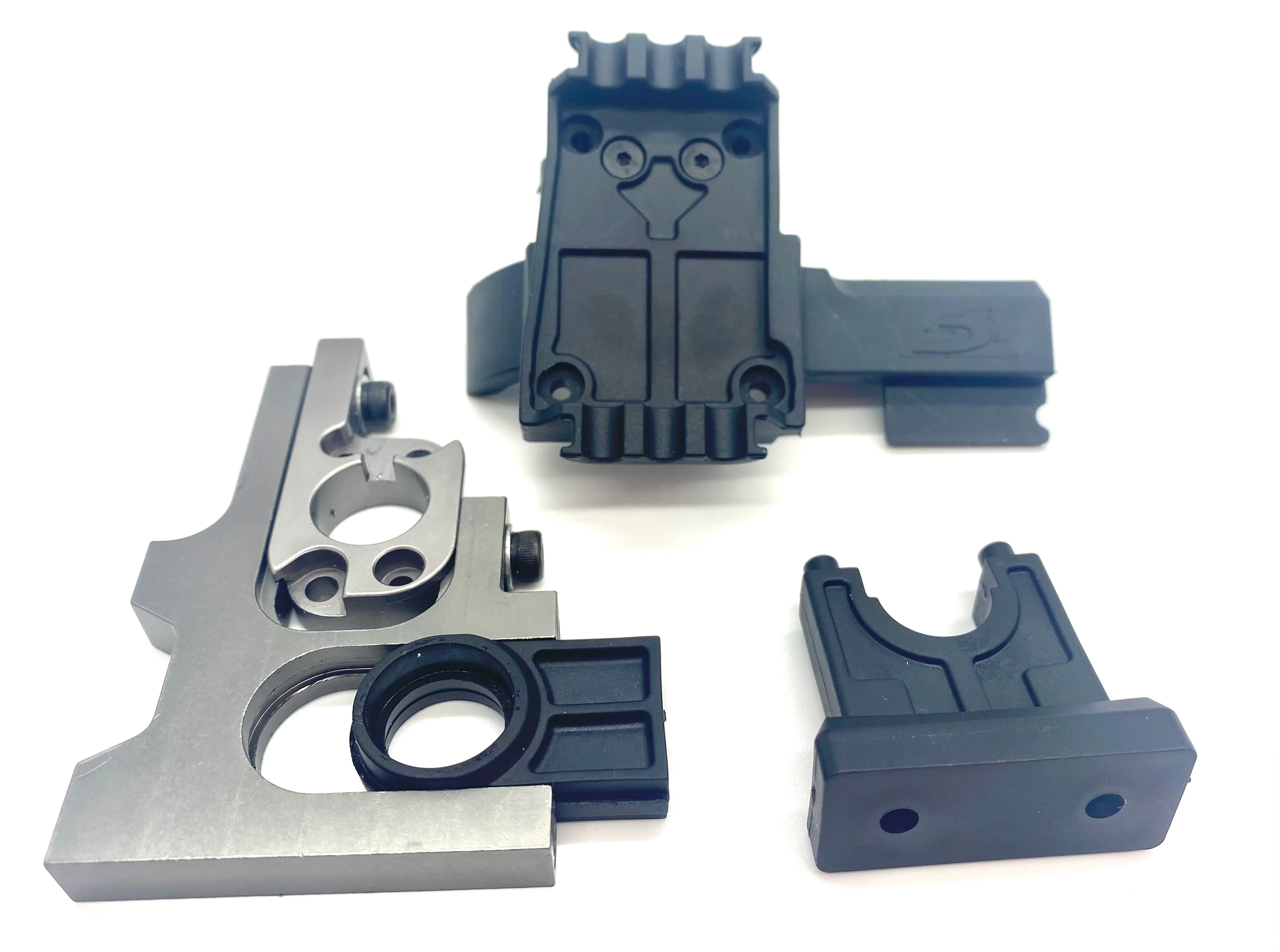 Team Corally SHOGUN - Sliding motor MOUNT aluminum bulkhead insert cover C-00177 - Image 3