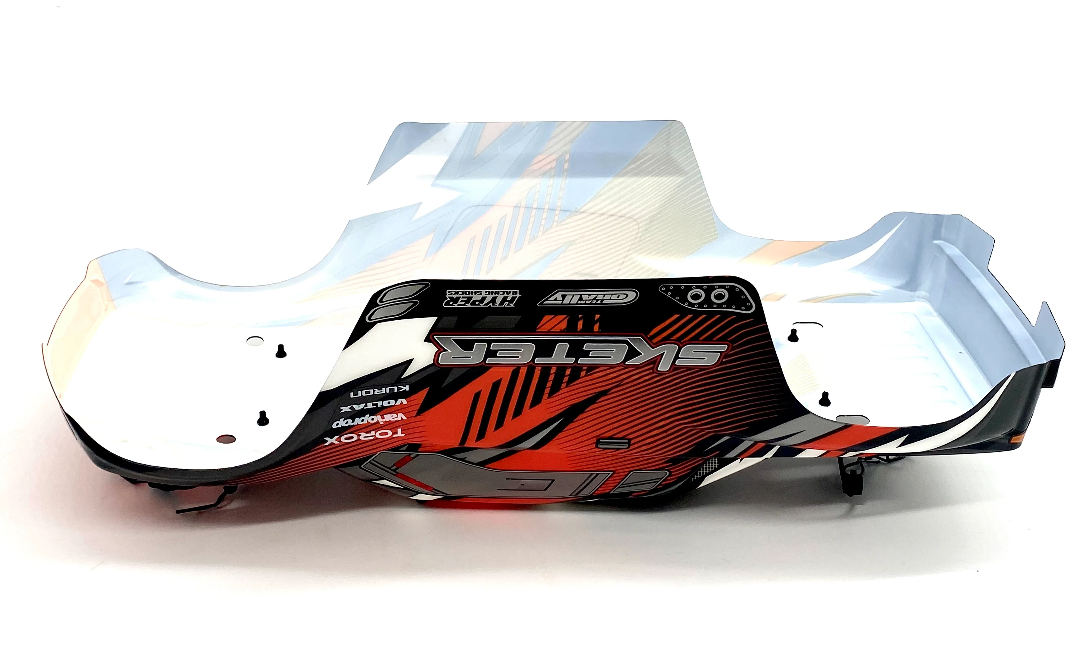 Team Corally SKETER - Body Shell (Red/Black polycarbonate cover & Body Pins C-00191 - Image 3