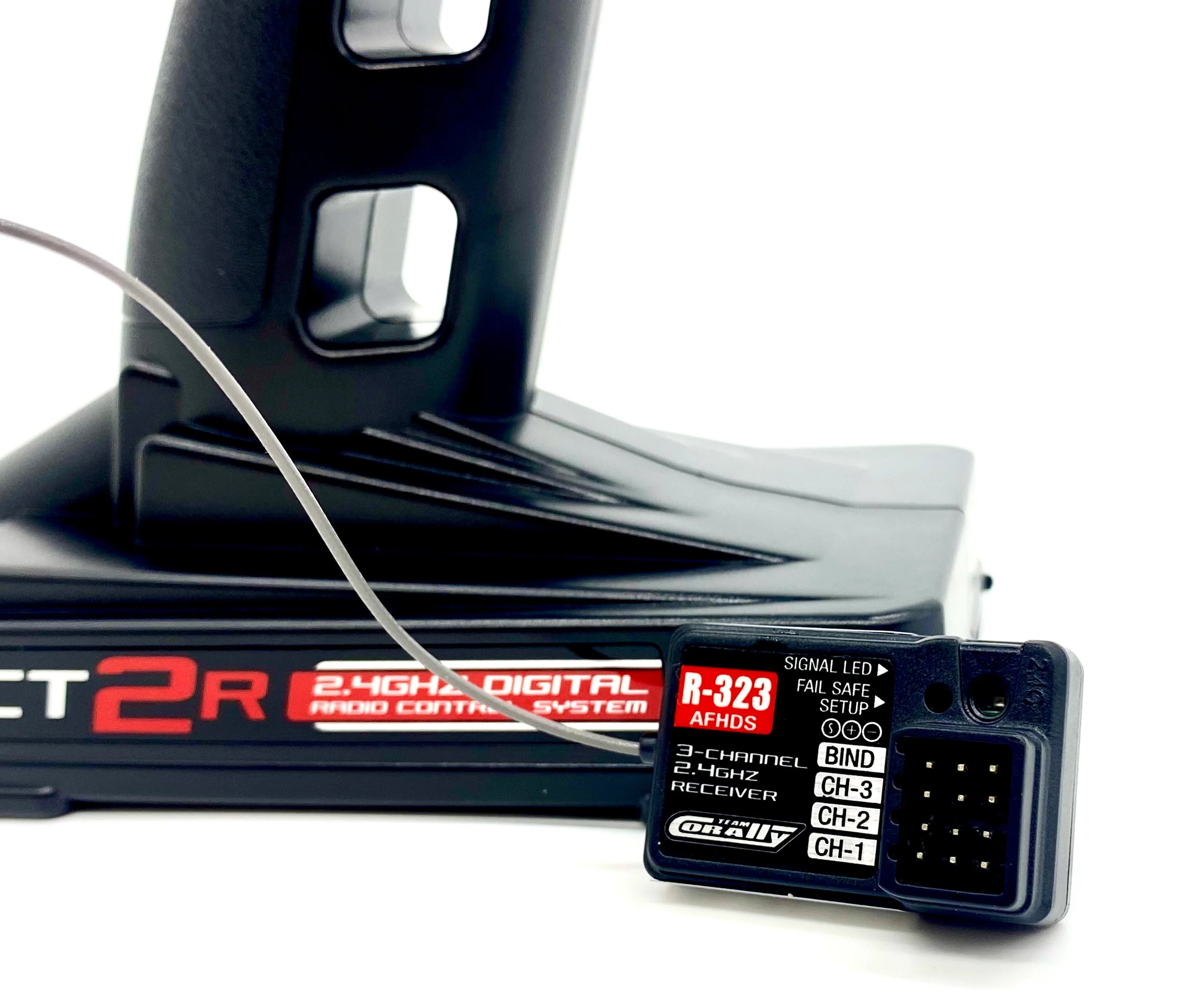 Team Corally SPARK XB6 - Radio Set 2.4ghz 2ch Rx CT2R w/ F-323 Rx C-00285 - Image 3
