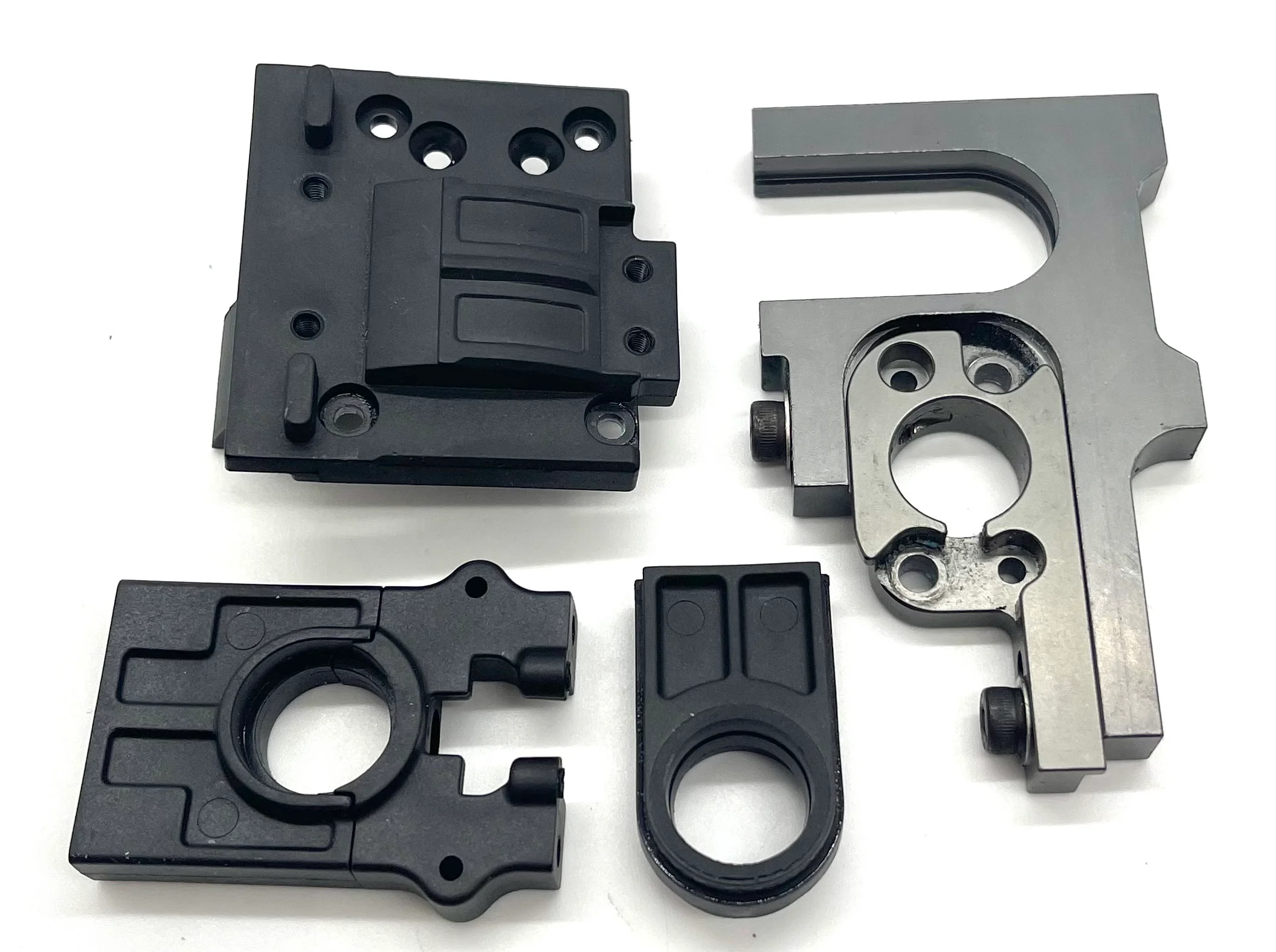 Team Corally SPARK XB6 - Sliding motor MOUNT aluminum bulkhead insert cover C-00285