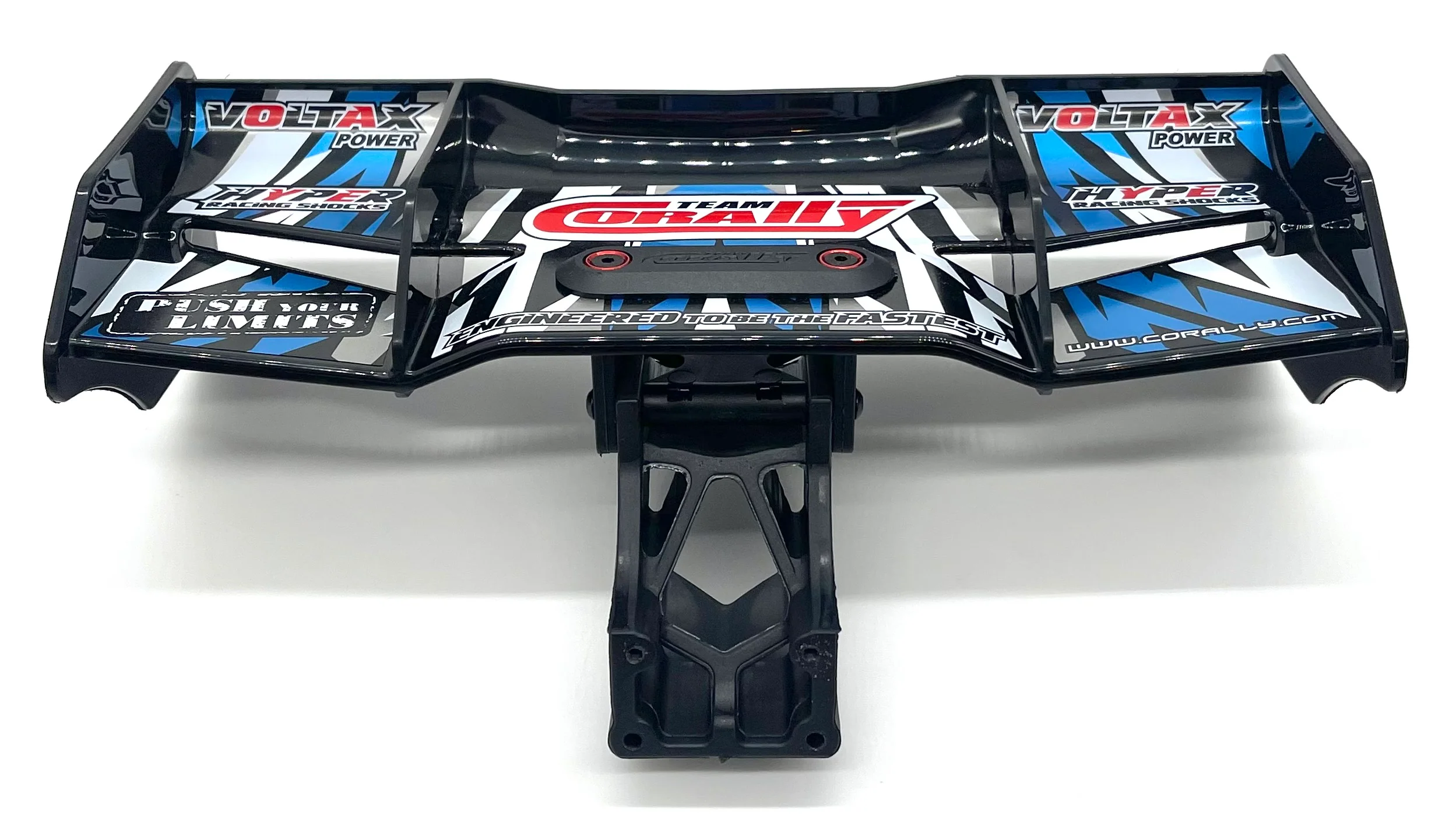 Team Corally SPARK XB6 - WING (rear spoiler black/blue w/mount C-00285