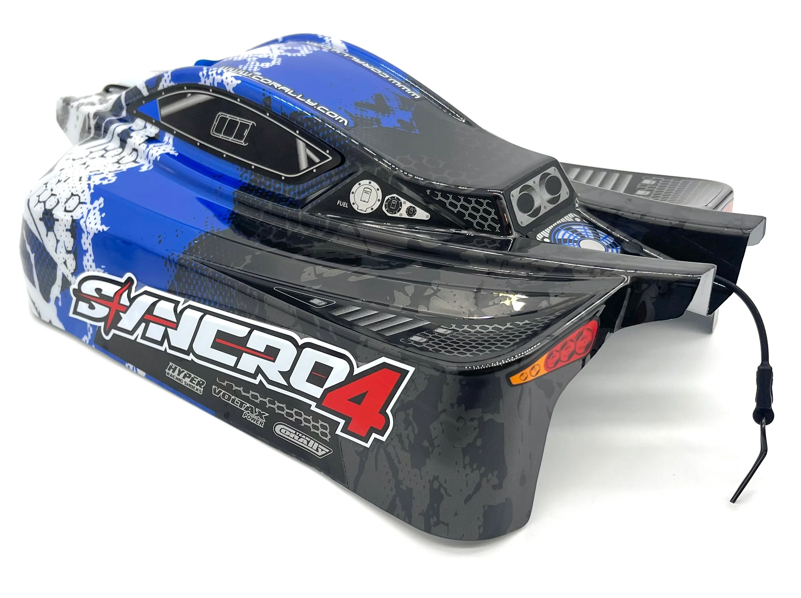 Team Corally SYNCRO-4 - Body (Blue Painted Buggy C-00287 - Image 2