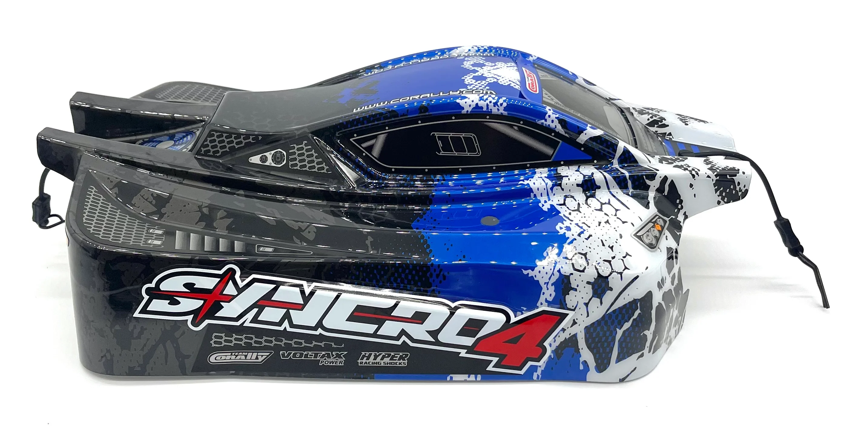 Team Corally SYNCRO-4 - Body (Blue Painted Buggy C-00287 - Image 3