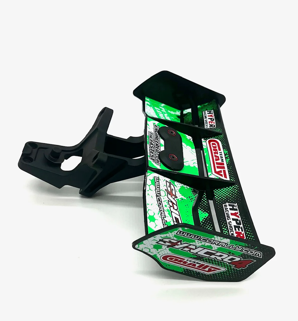 Team Corally SYNCRO-4 - Wing (Green Wing - Wing Mount- Composite - C-00287 - Image 2