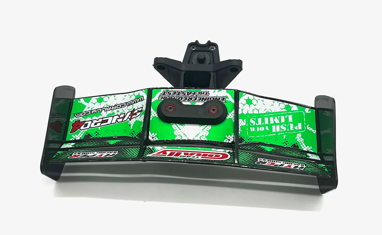 Team Corally SYNCRO-4 - Wing (Green Wing - Wing Mount- Composite - C-00287 - Image 3
