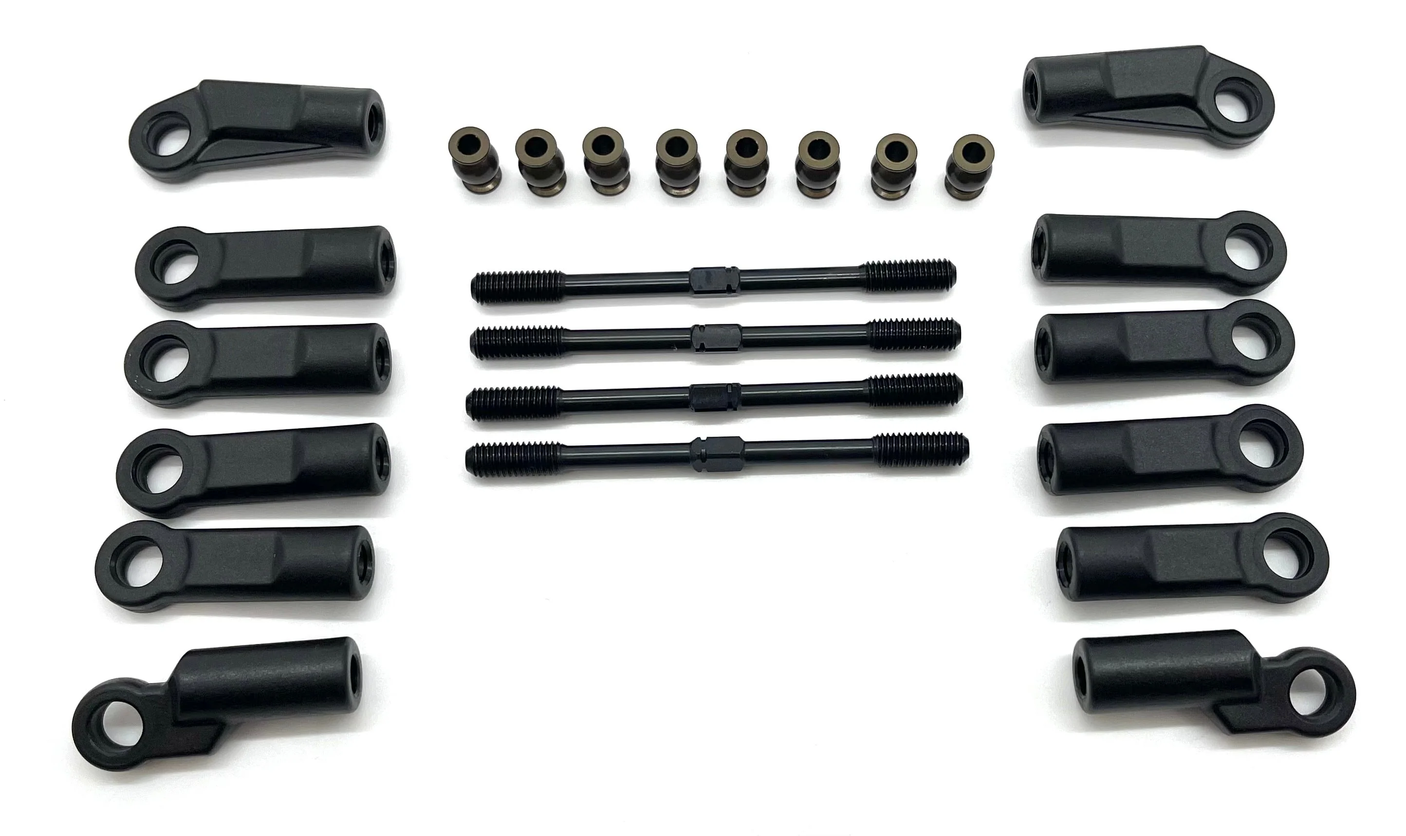 Tekno EB48 2.2 CAMBER LINKS front/rear (Bags F & H) turnbubles, ball, rod ends TKR9005