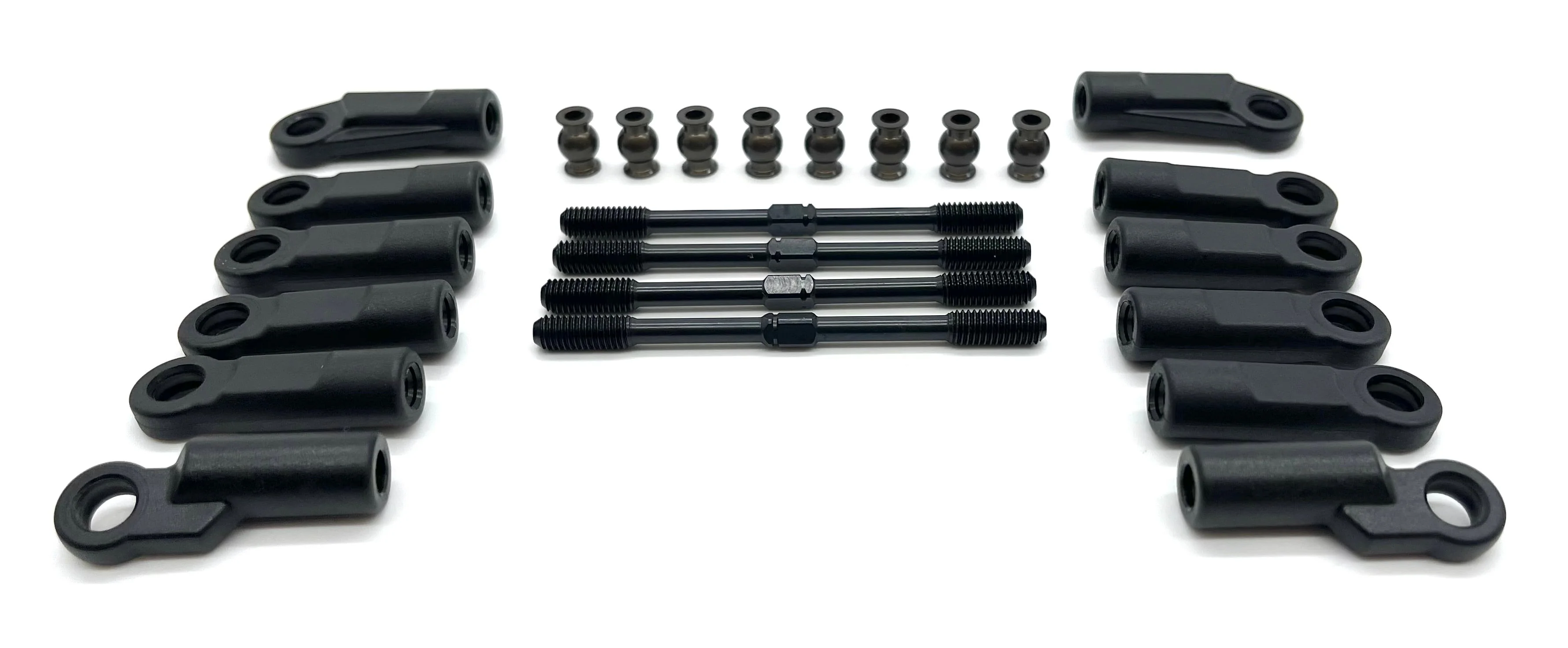Tekno EB48 2.2 CAMBER LINKS front/rear (Bags F & H) turnbubles, ball, rod ends TKR9005 - Image 2