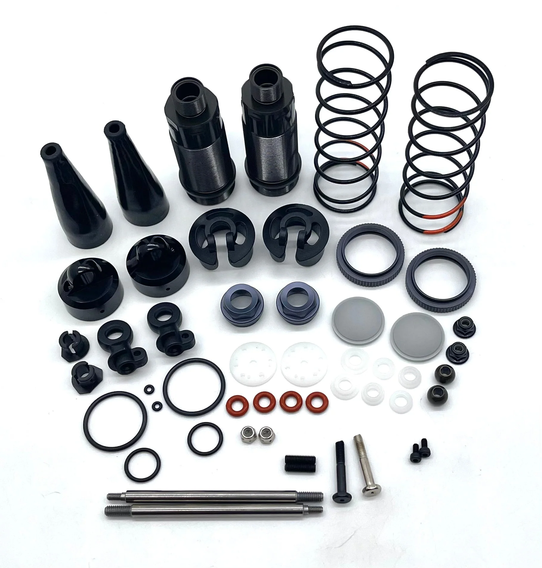 Tekno EB48 2.2 FRONT SHOCKS (Bag L) (122mm dampers pistons shafts w/springs TKR9005