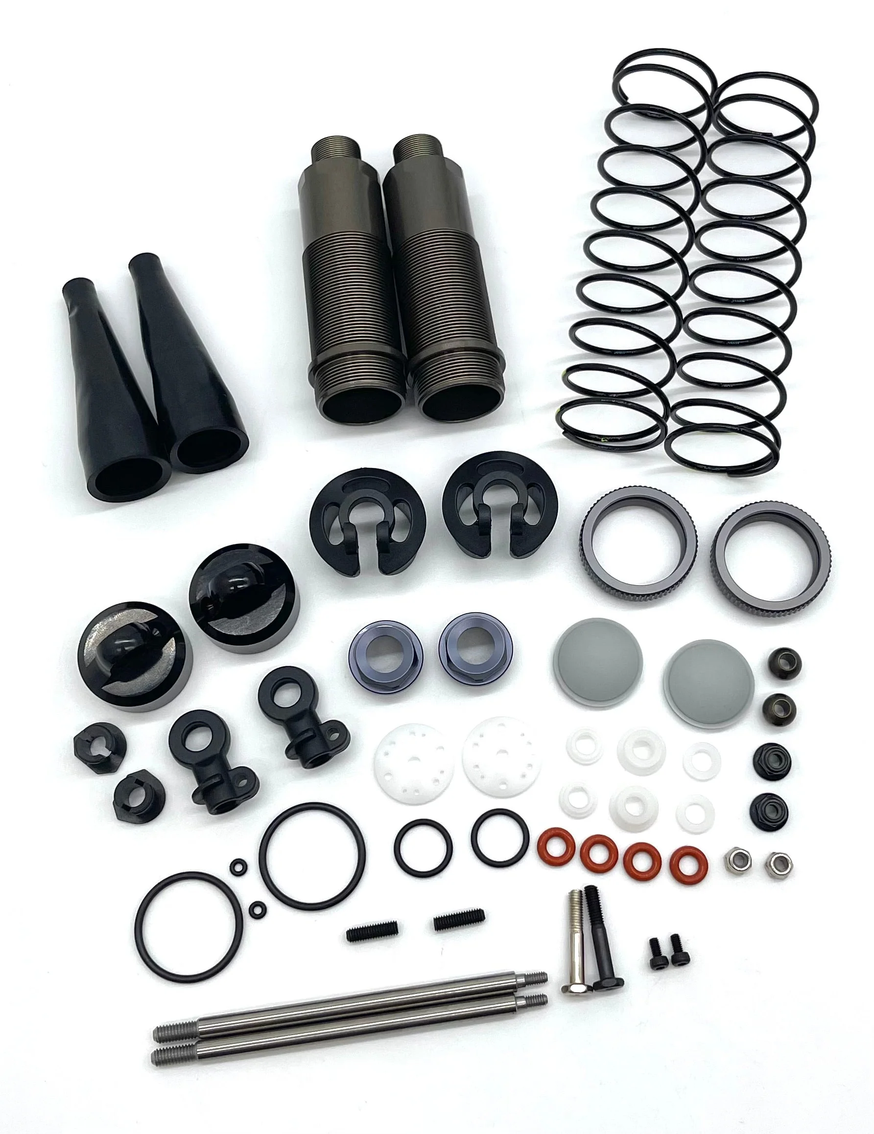 Tekno EB48 2.2 REAR SHOCKS (BAG M) Dampers 137mm set  w/Springs TKR9005 - Image 2