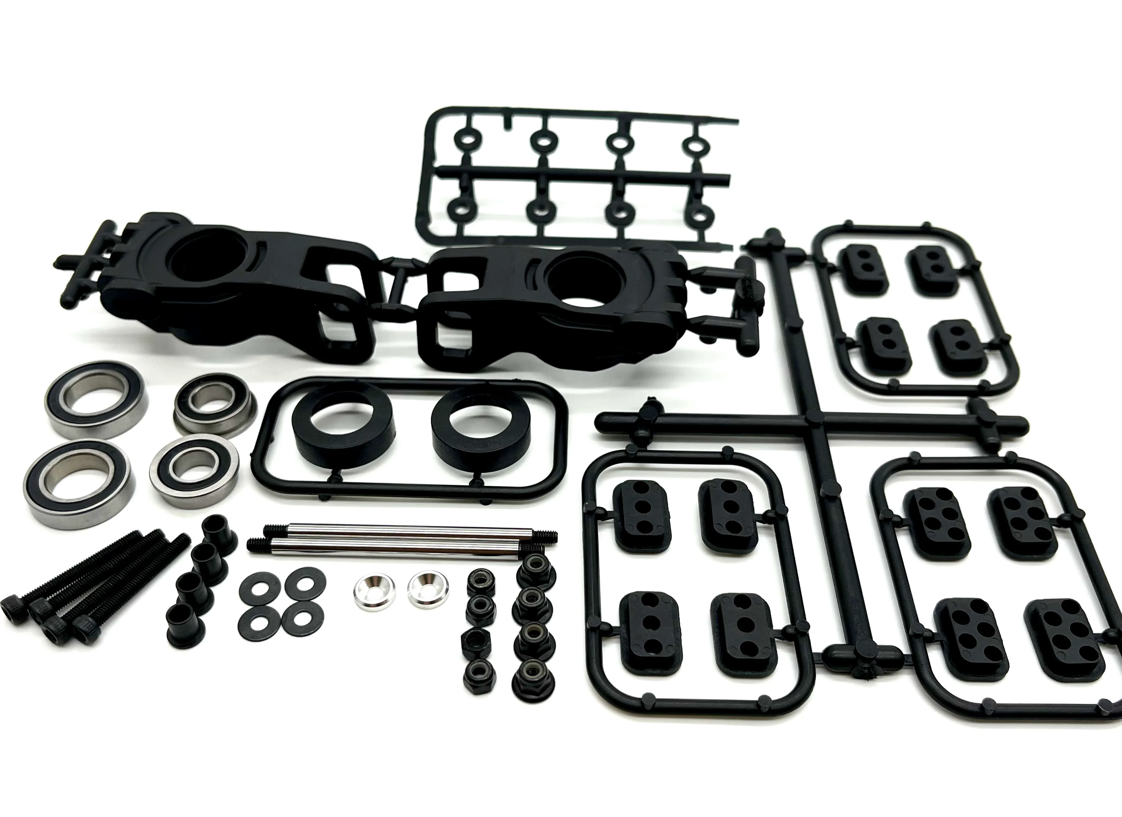 Tekno EB48 2.2 REAR HUB ASSY (Bag F) (hubs, bearings, hinge pins TKR9005 - Image 2