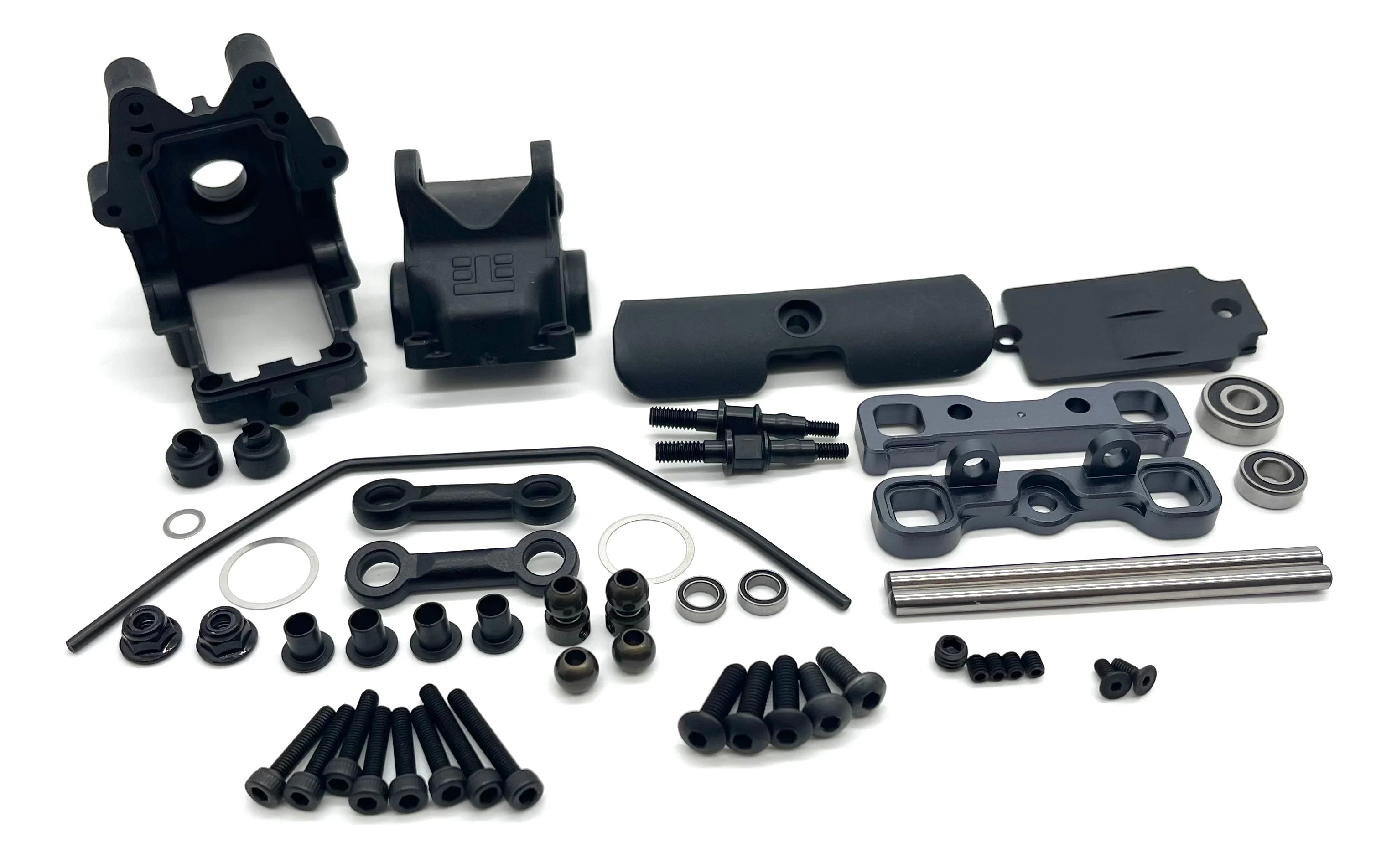 Tekno EB48 FRONT SUSPENSION (Bags C&G) (Sway bar, gear box, arm mounts TKR9003 - Image 2