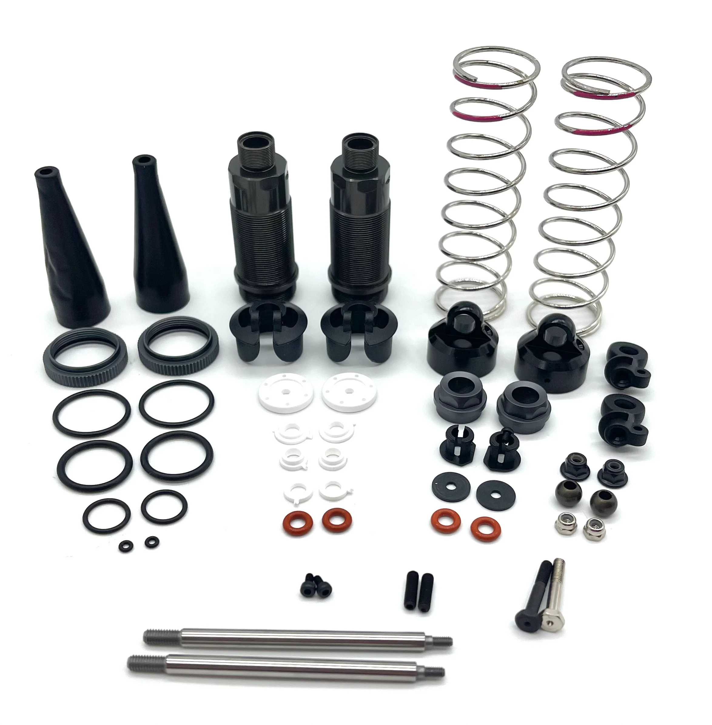 Tekno ET48 2.2 FRONT SHOCKS (Bag L) (122mm dampers pistons shafts w/springs TKR9605 - Image 2