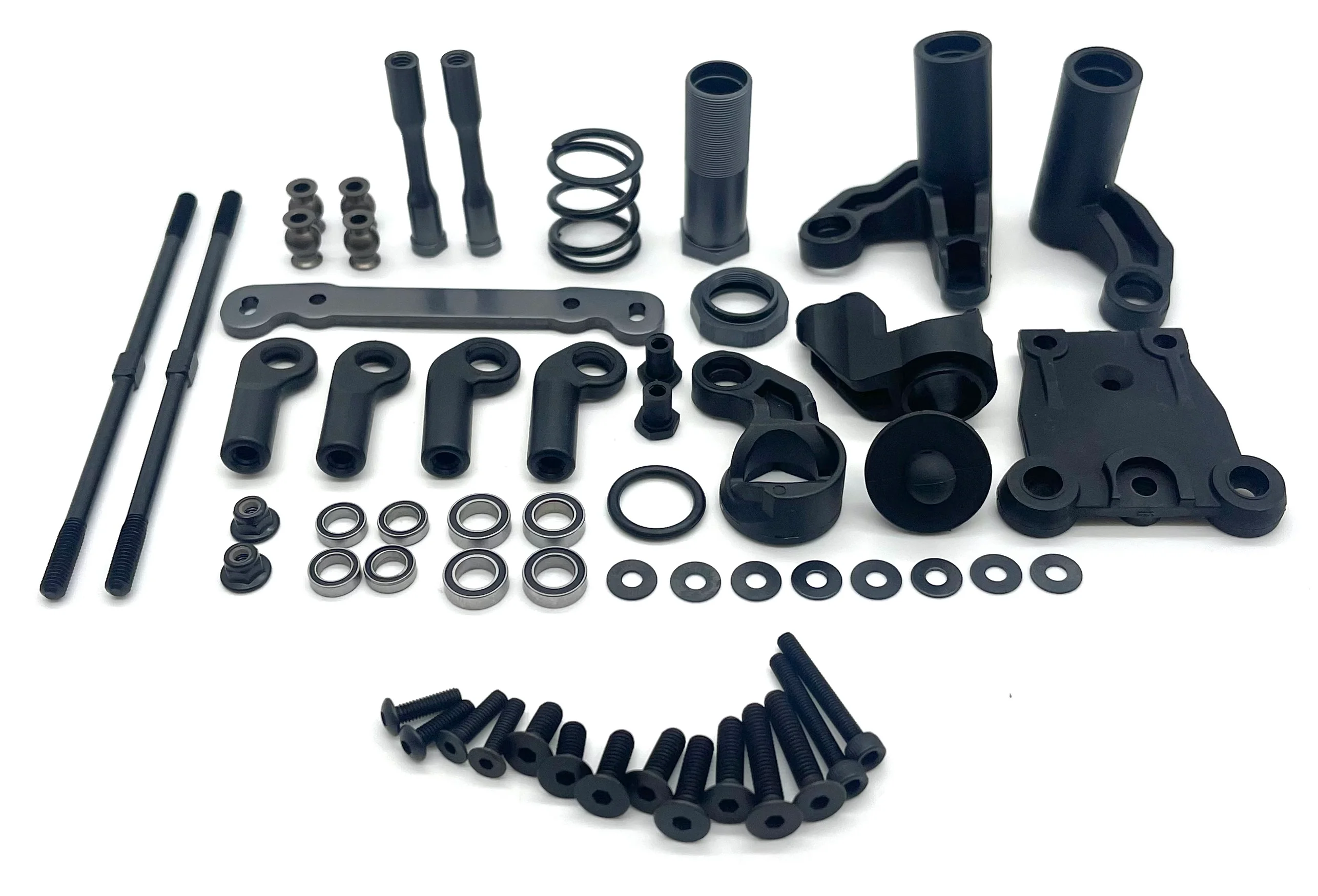 Tekno ET48 2.2 STEERING SET (Bag I) (Bell Crank, servo saver ackerman plate, linkage TKR9605 - Image 2