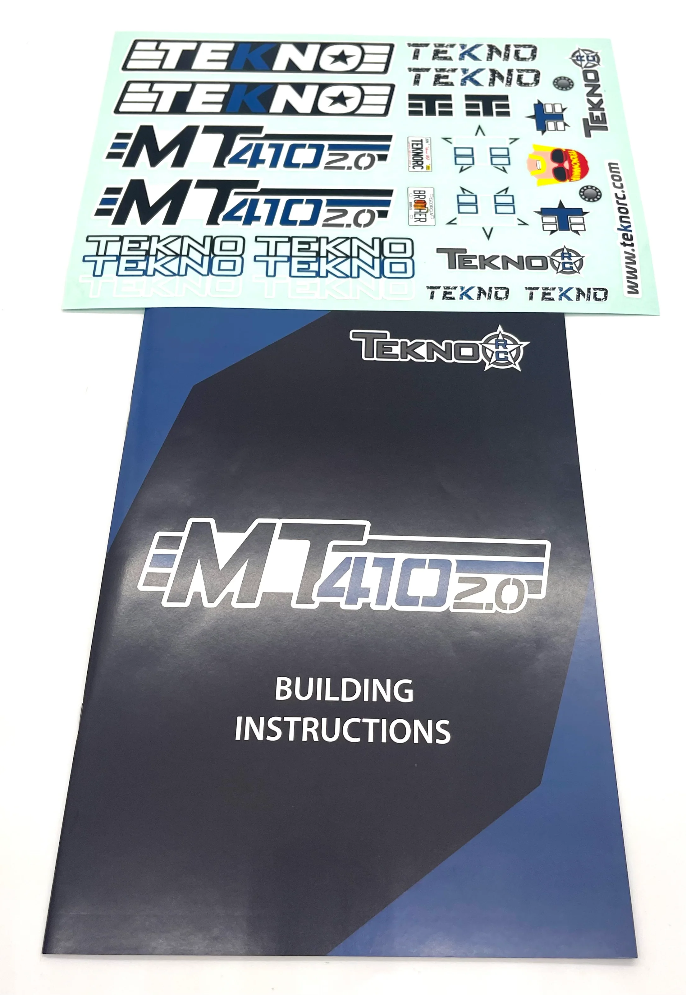 Tekno MT410 2.0 Instruction Manual & Decal Sheet TKR9501 - Image 2