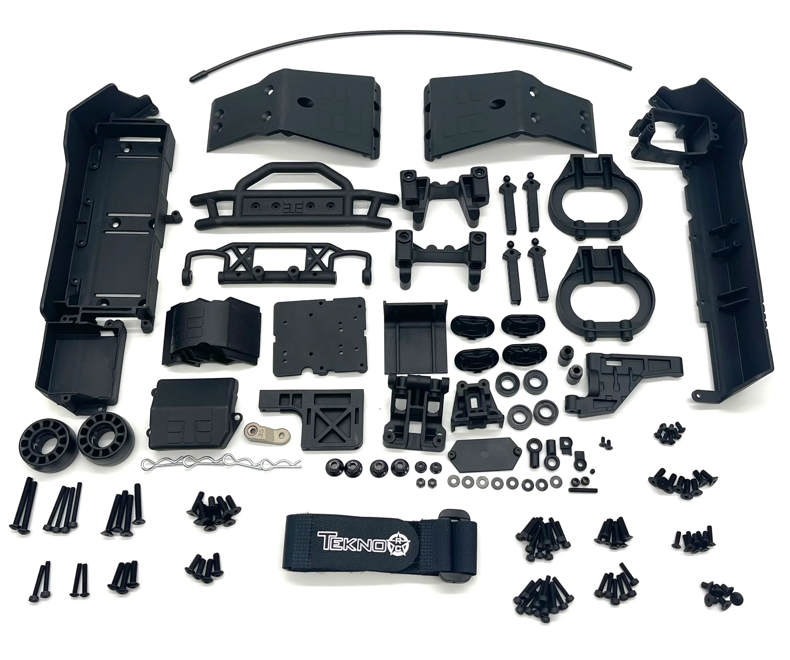 Tekno MT410 2.0 PLASTIC SET (Servo Mount, ESC tray, RX Box, mud guard, braces) TKR9501