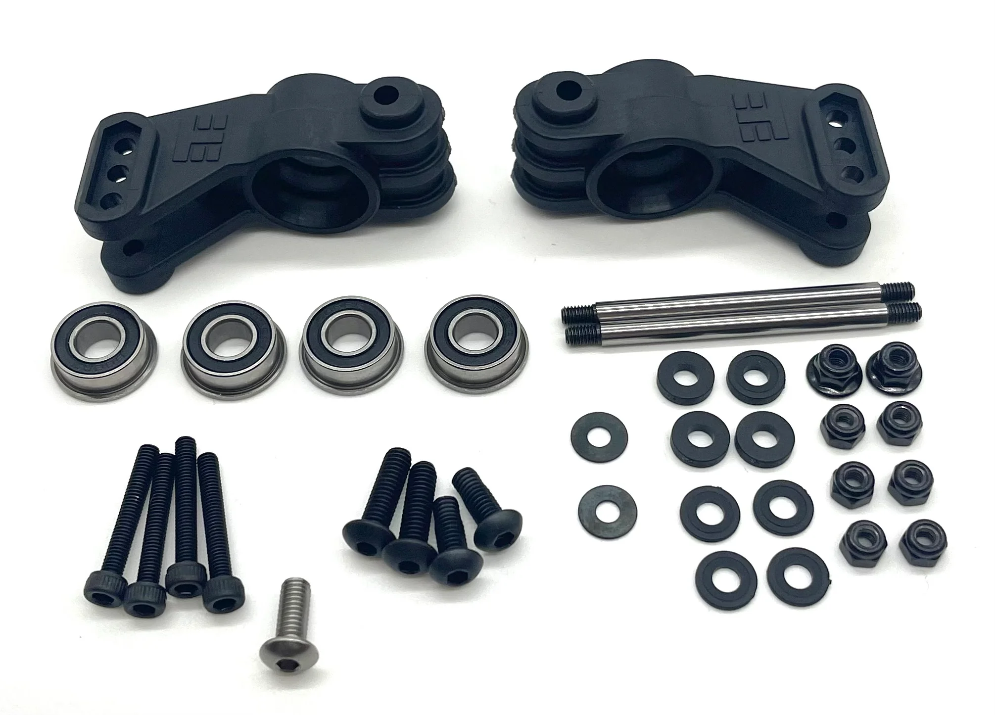 Tekno MT410 2.0 REAR HUB ASSY (Bag F) (hub, bearings, hinge pins) TKR9501 - Image 2