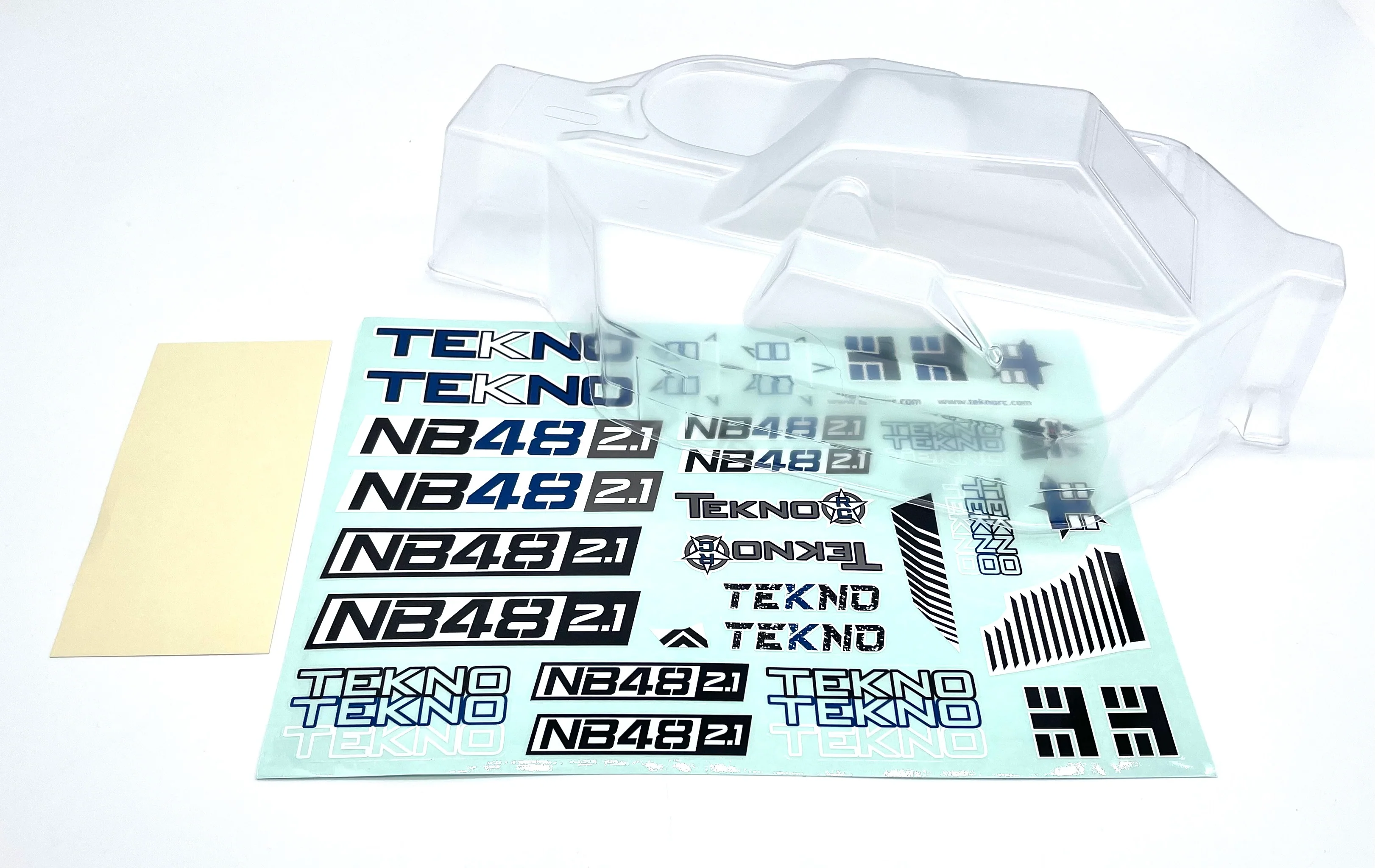 Tekno NB48 2.2 Nitro CLEAR BODY shell cover & Window Mask (TKR9345B) TKR9305