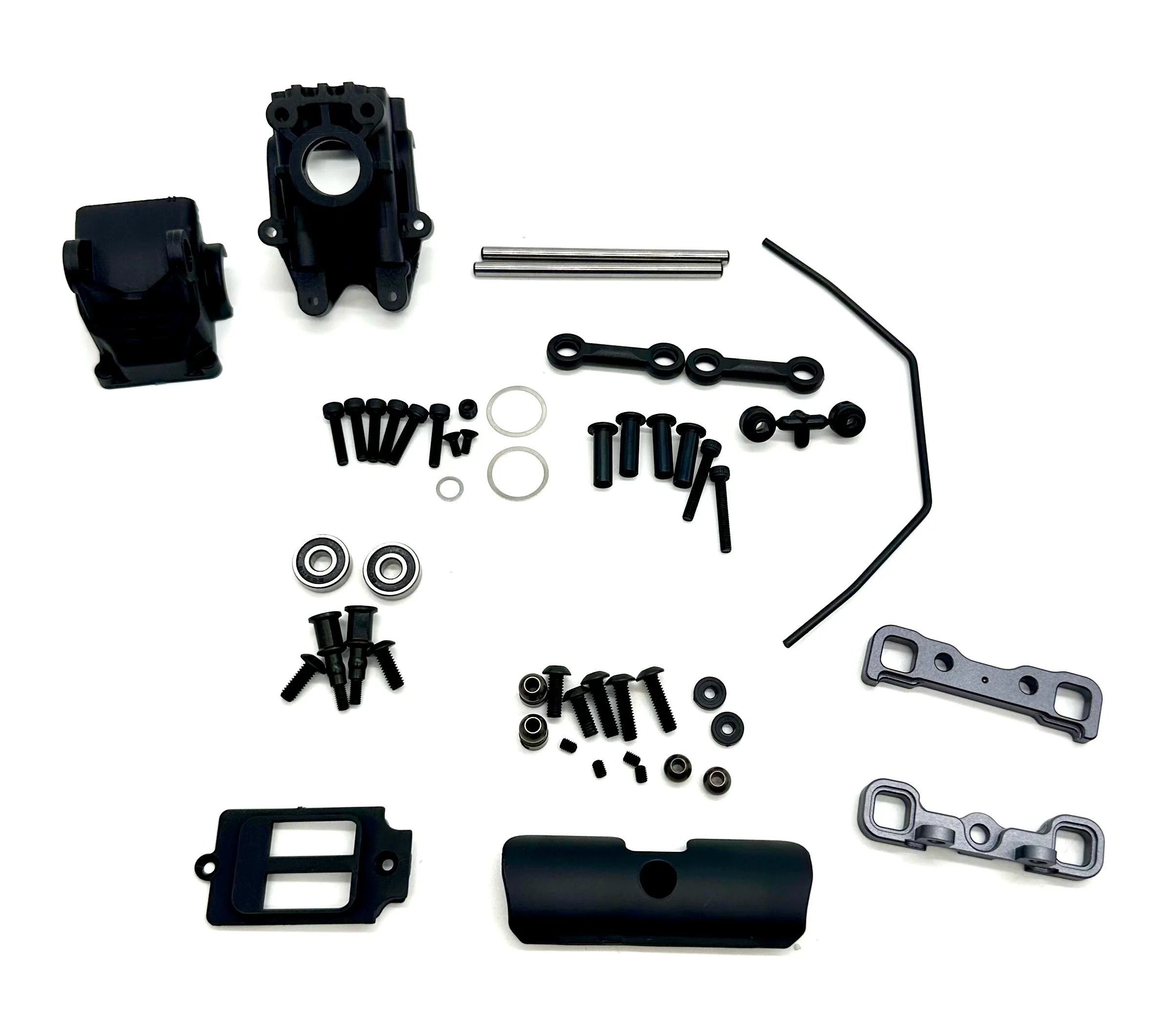 Tekno NB48 2.2 Nitro FRONT SUSPENSION (Bags D&H) (Sway bar, gear box, arm mounts TKR9305