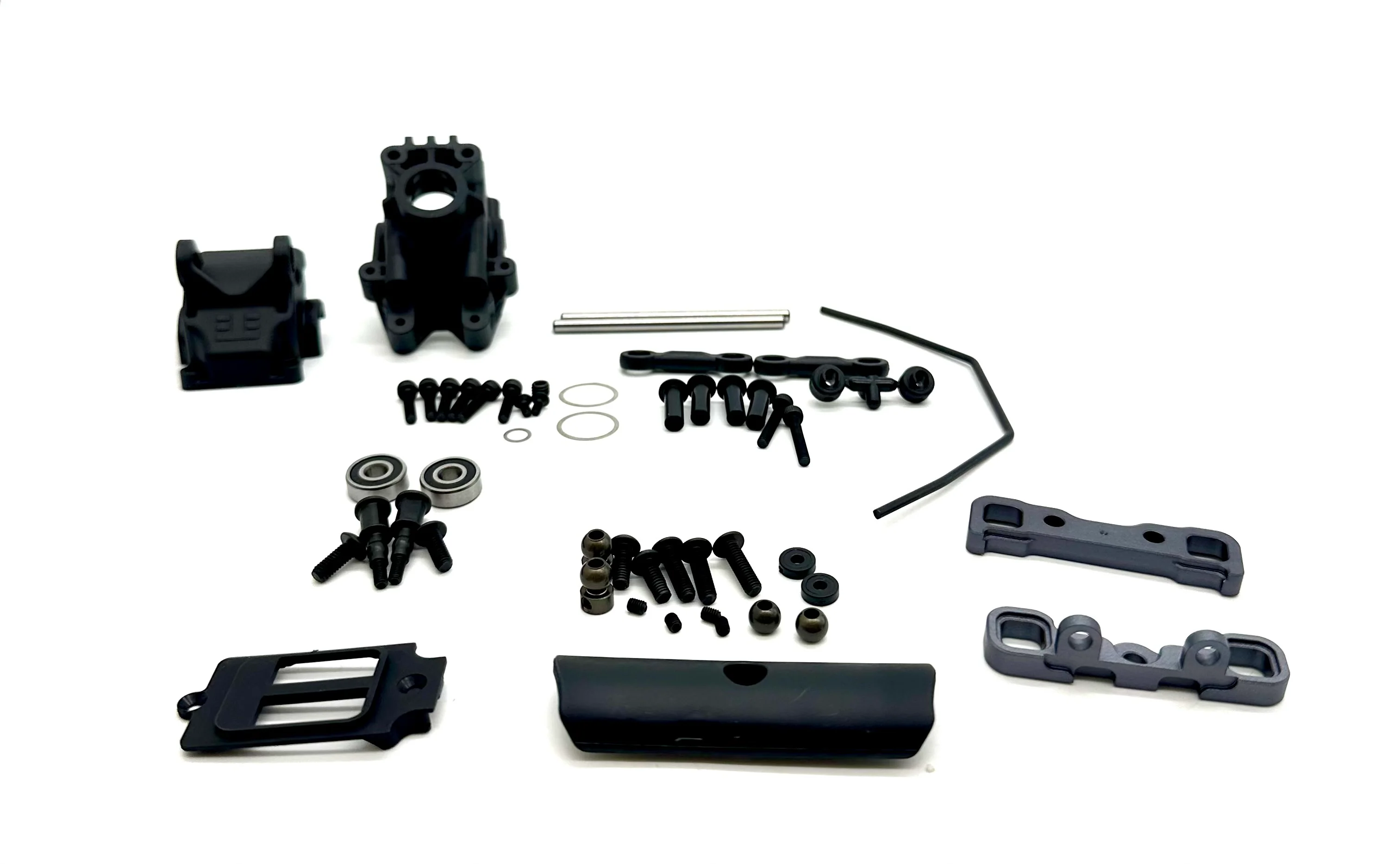 Tekno NB48 2.2 Nitro FRONT SUSPENSION (Bags D&H) (Sway bar, gear box, arm mounts TKR9305 - Image 2