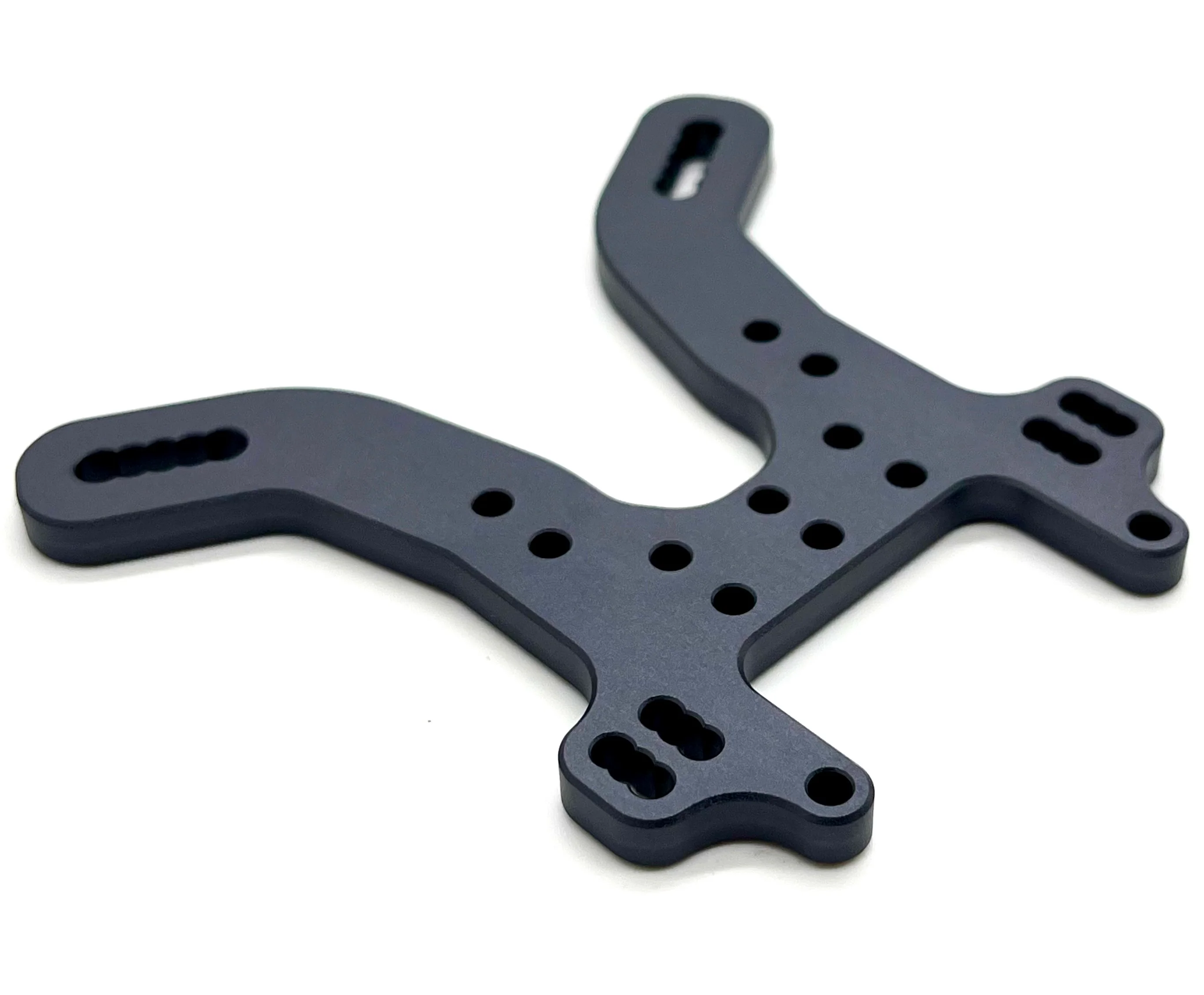 Tekno NB48 2.2 Nitro SHOCK TOWER (rear, split, adj. wing/shock, 7075 CNC TKR9305 - Image 3