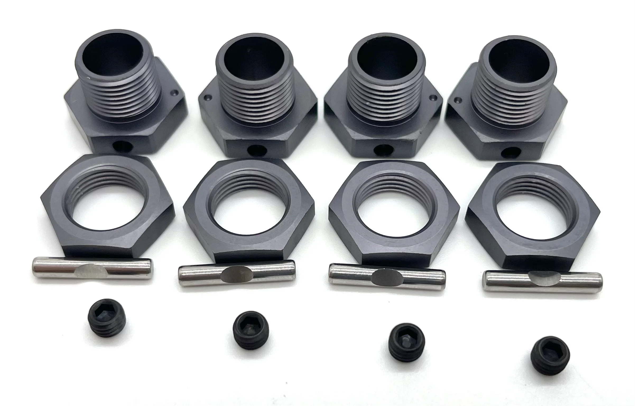 Tekno NB48 2.2 Nitro WHEEL HUBS hubs, nuts, pins and set screws (set of 4) TKR9305