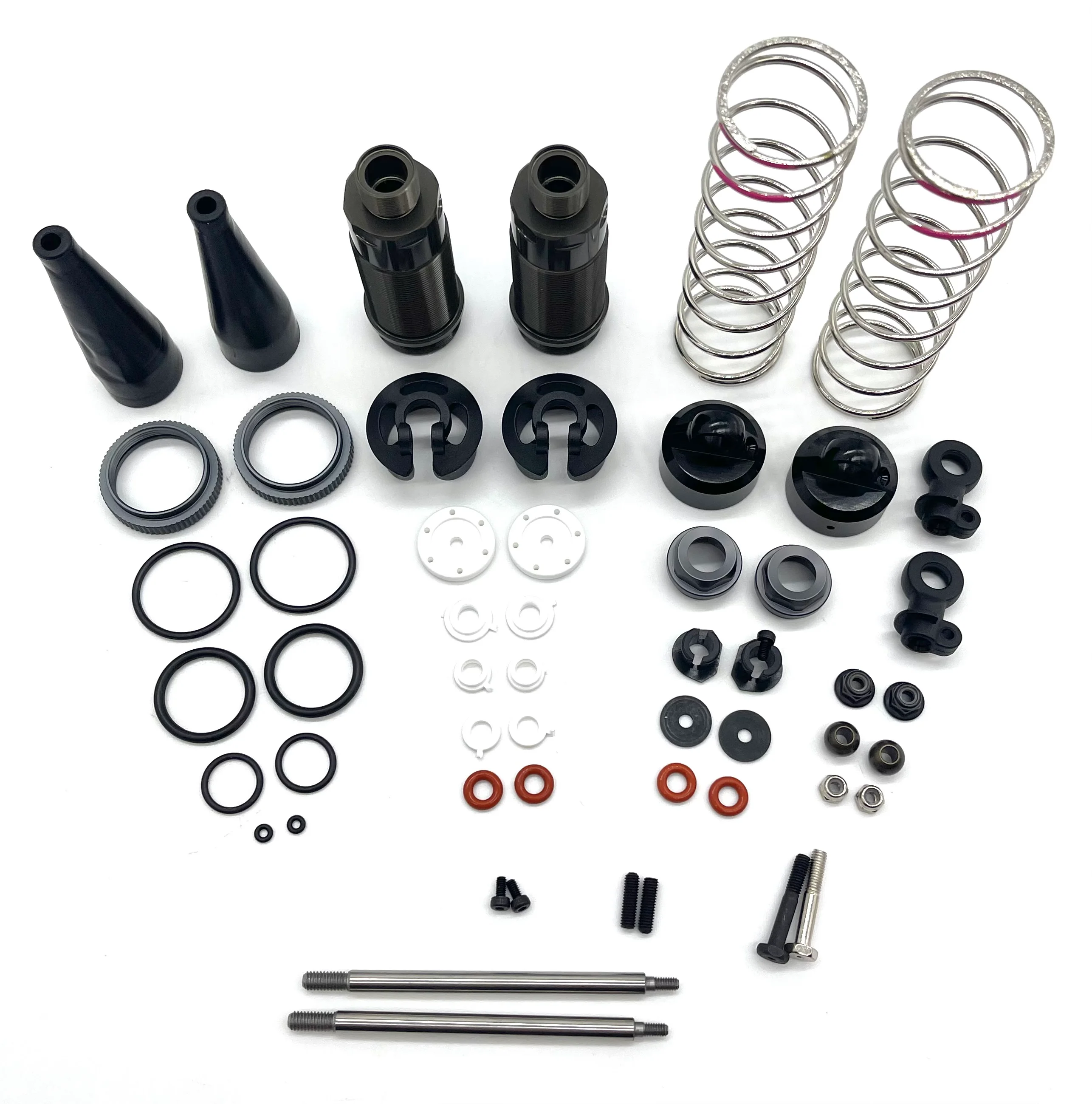 Tekno NT48 2.2 FRONT SHOCKS (Bag L) 122mm dampers pistons shafts w/springs TKR9401