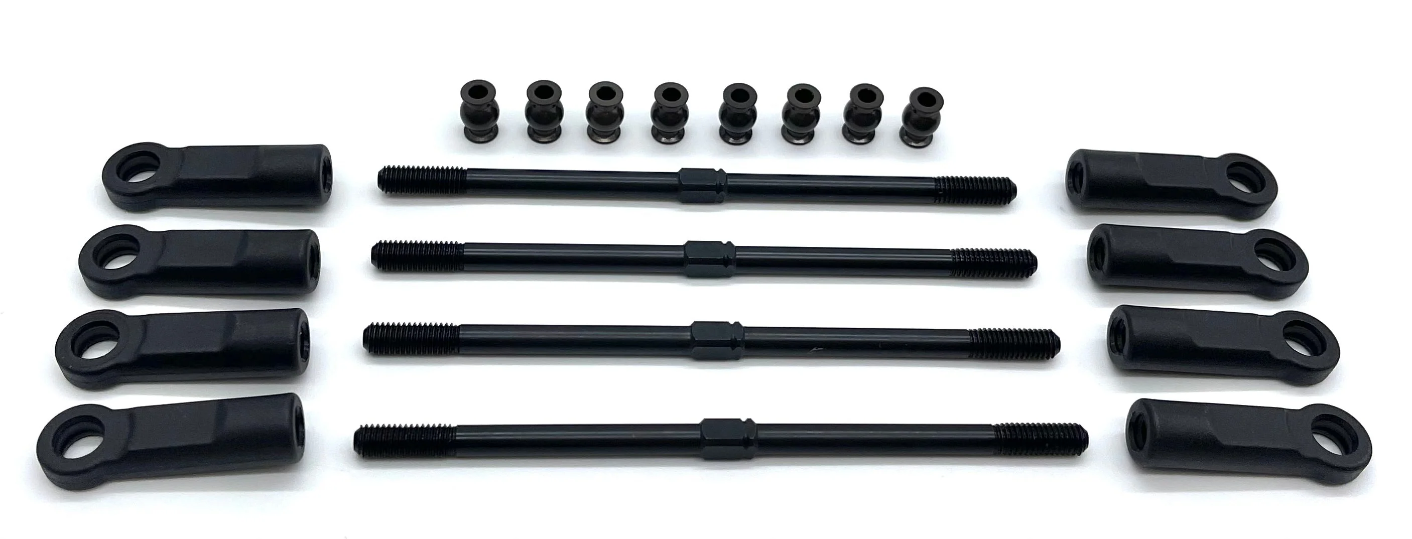 Tekno NT48 CAMBER LINKS front/rear (Bags G & I) turnbuckles, balls, rod ends TKR9400 - Image 2