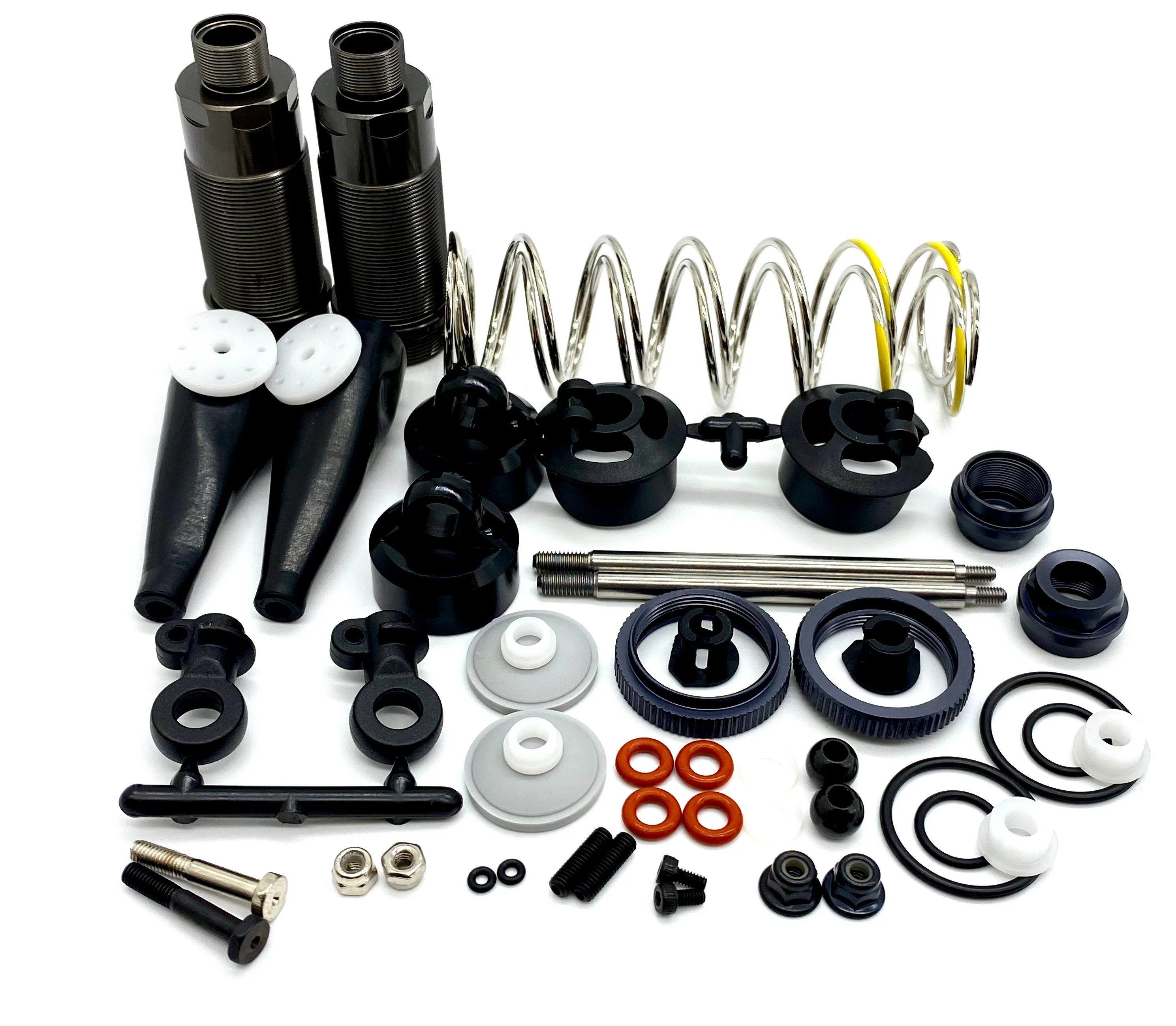 Tekno NT48 FRONT SHOCKS (Bag L) (122mm dampers pistons shafts w/springs TKR9400