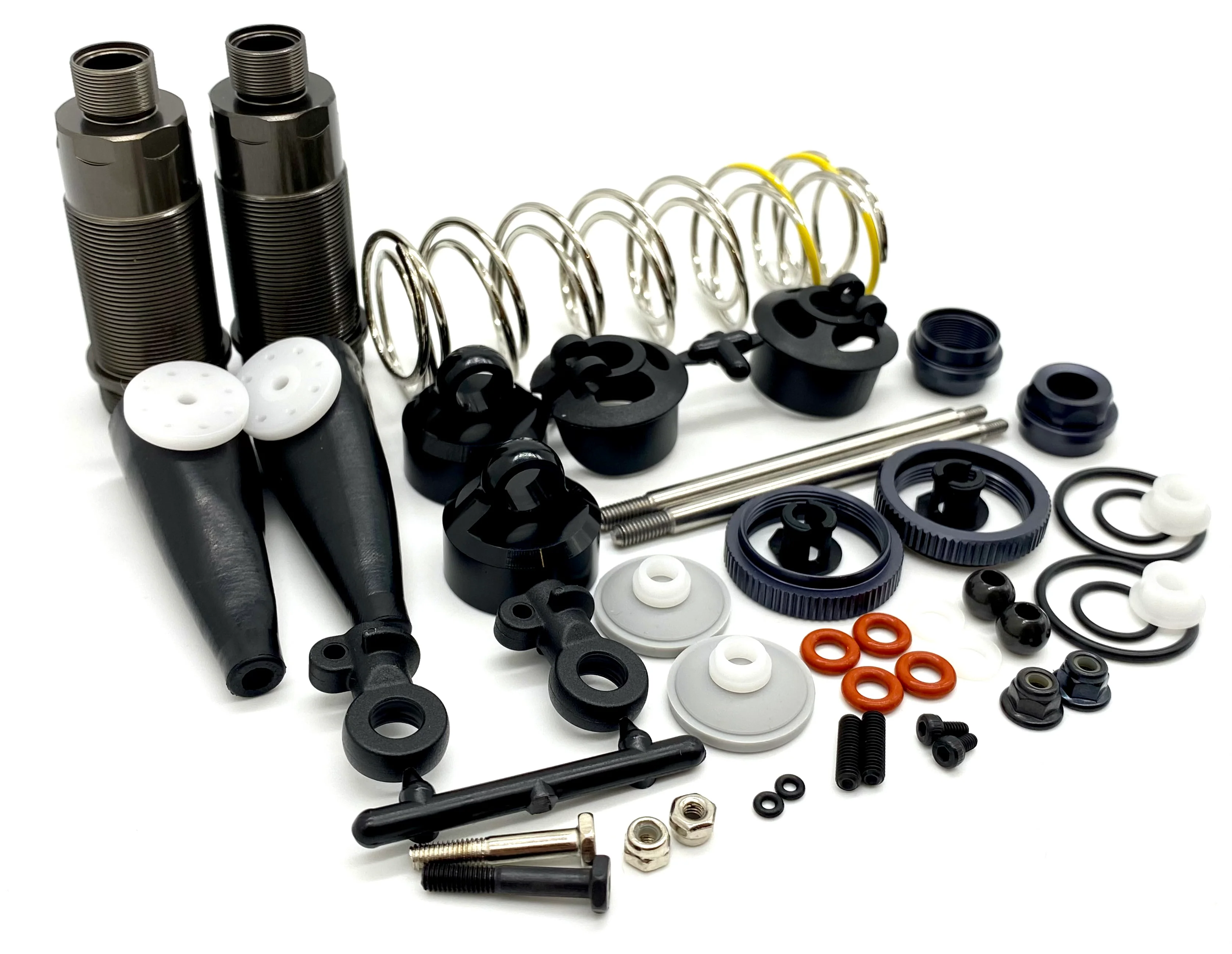 Tekno NT48 FRONT SHOCKS (Bag L) (122mm dampers pistons shafts w/springs TKR9400 - Image 2