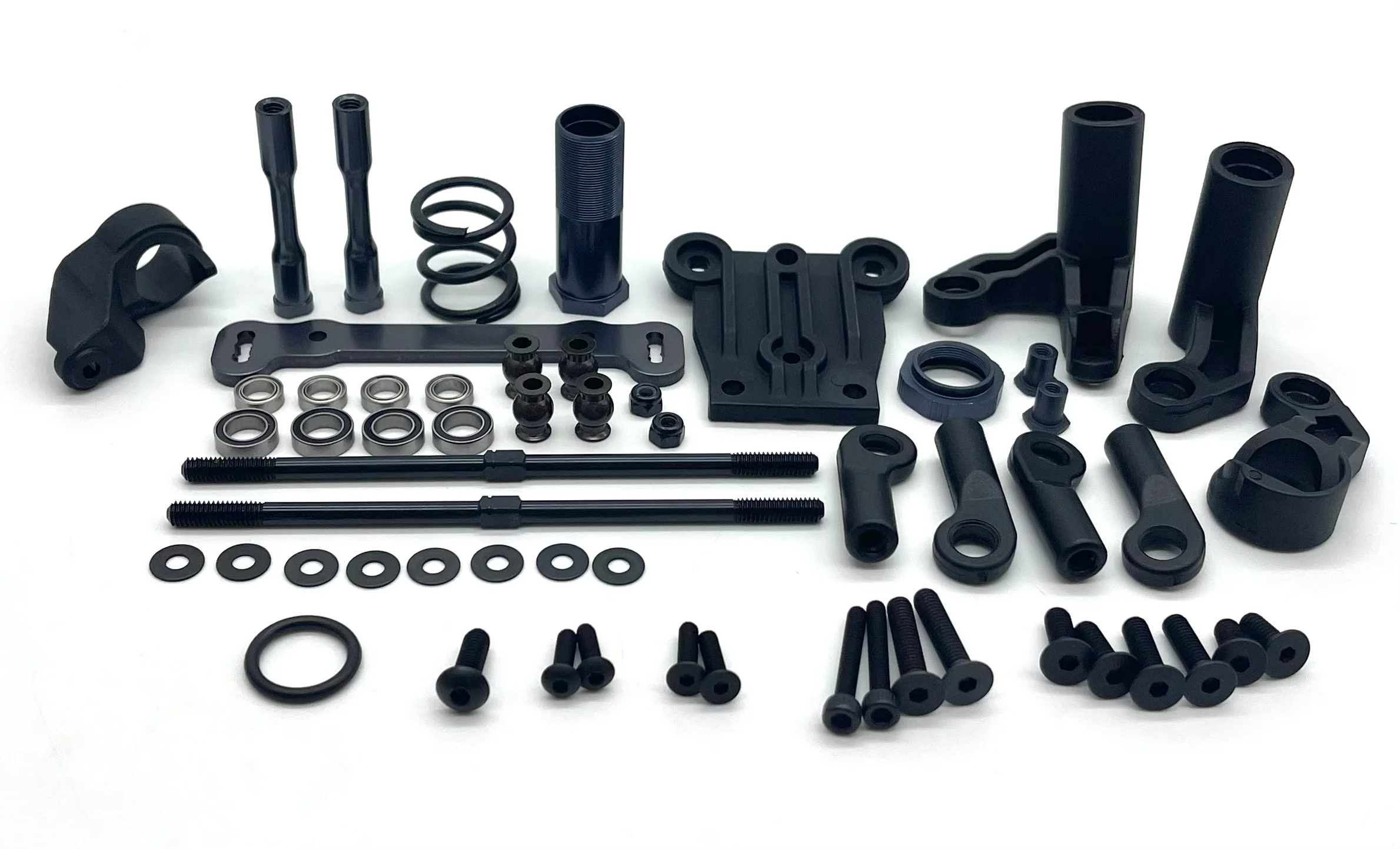 Tekno NT48 STEERING SET (Bags J, K & P) (Bell Crank, servo saver ackerman plate, linkage TKR9400 - Image 2