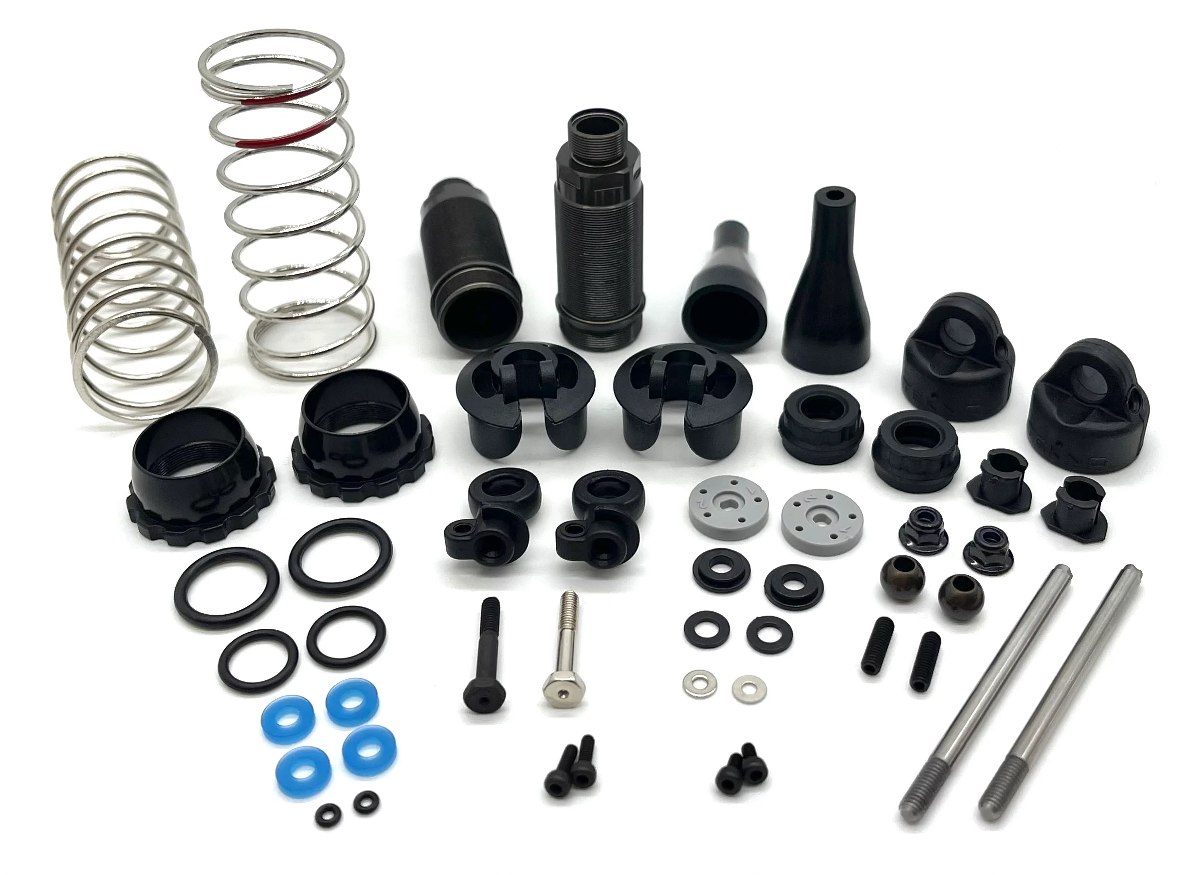 Tekno SCT410 2.0 FRONT SHOCKS (Bag N) (dampers pistons shafts w/springs TKR9500 - Image 2