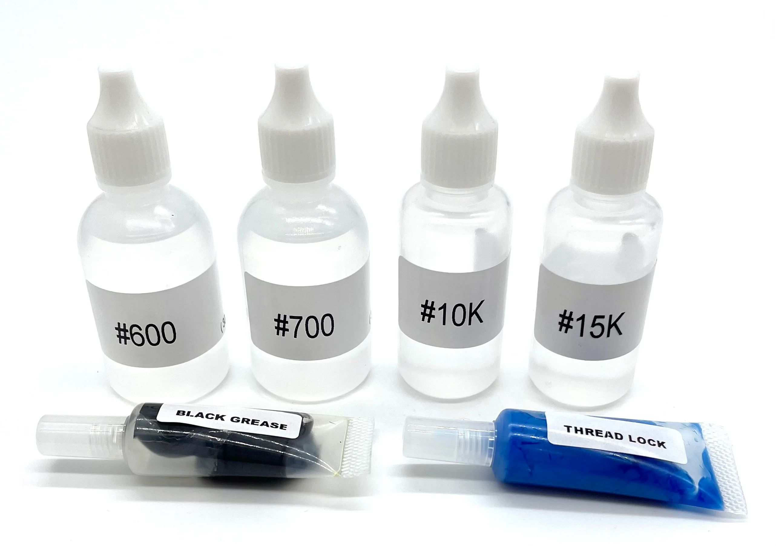 Tekno SCT410 2.0 LUBRICANT SET, Shock oils (3 weights, grease and threadlock TKR9500