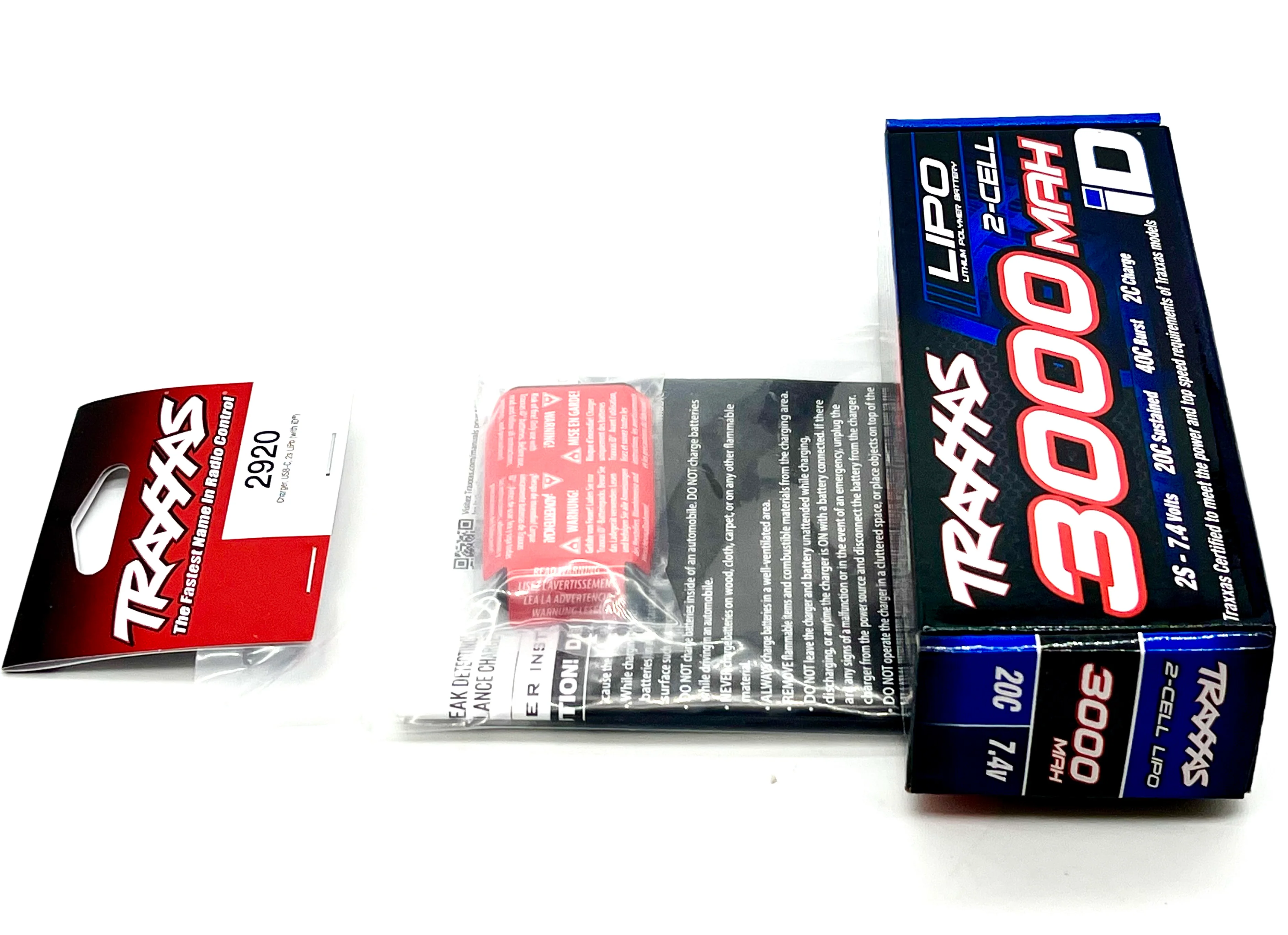 Traxxas 2-Cell LiPo Battery & USB-C Charger TRX-4 Pathfinder slash stampede 2827x TRA2920 - Image 4