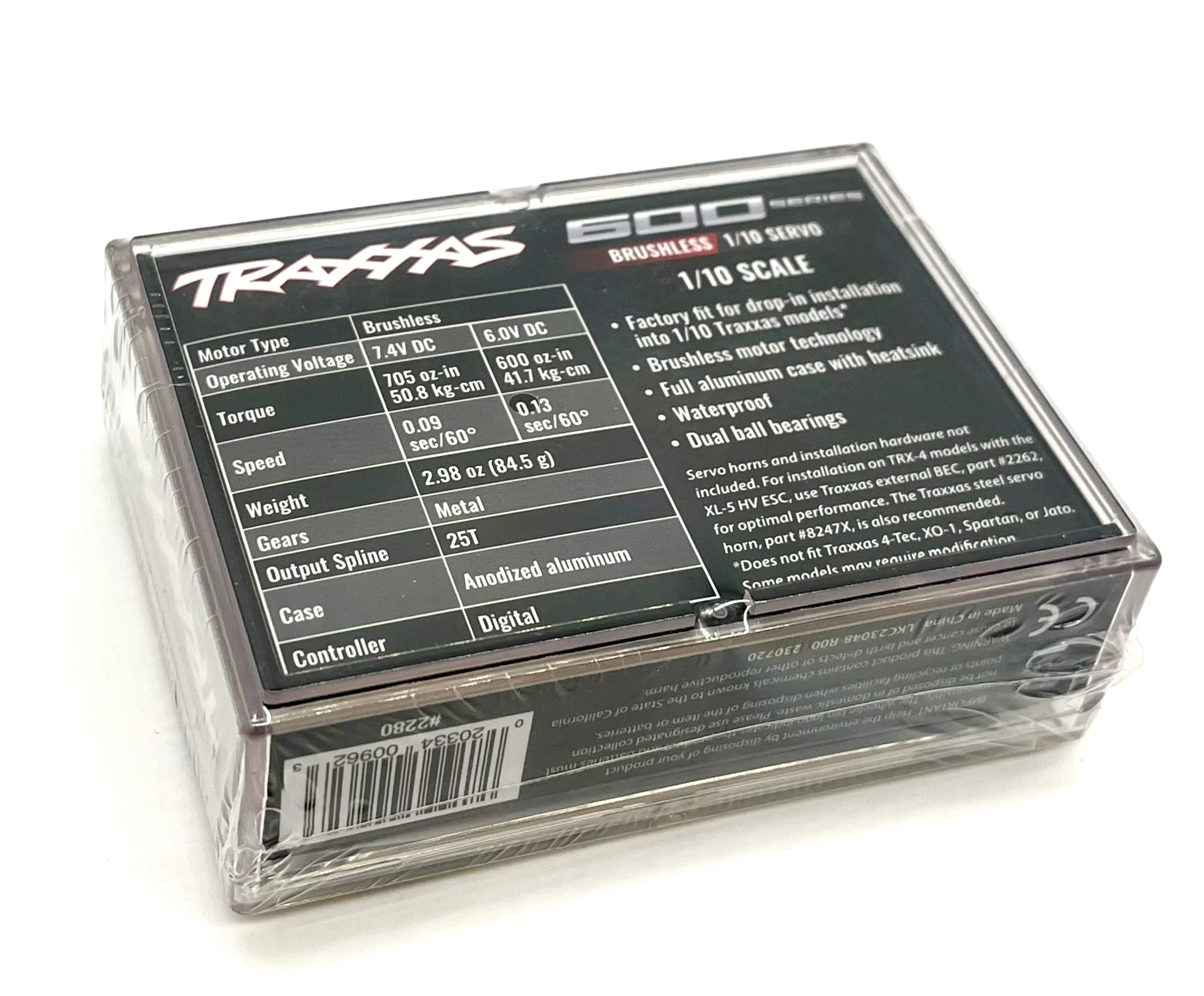 TRAXXAS 600 series - SERVO (2280 digital steering waterproof 600oz torque metal gears 95076-4 - Image 2