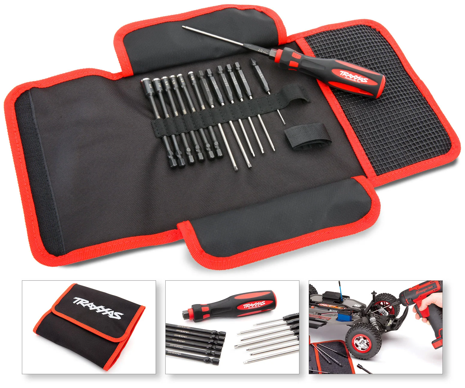 TRAXXAS Tools - Speed Bit Master Set TRA8710 travel pouch, premium handle hex drivers - Image 4