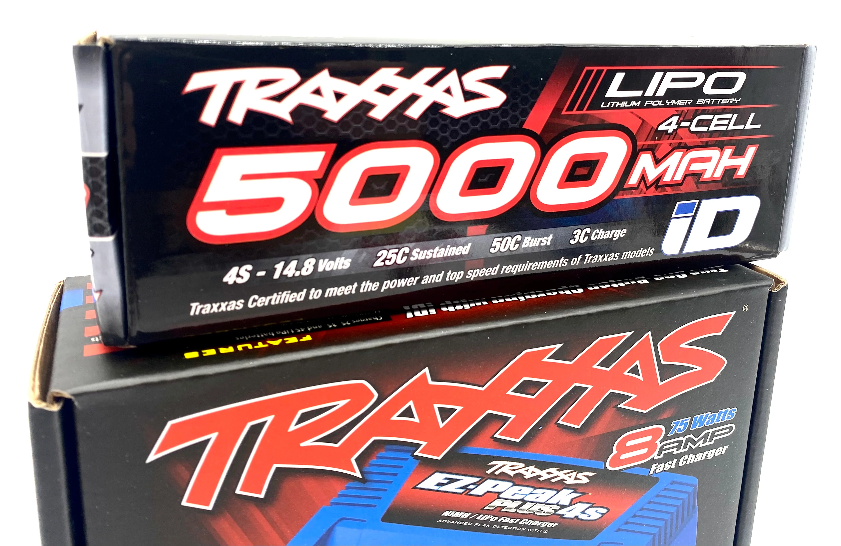 Traxxas Wide-Maxx 1/10 Battery combo 4s 5000mah LiPo & EZ-Peak Charger 89086-4 - Image 2
