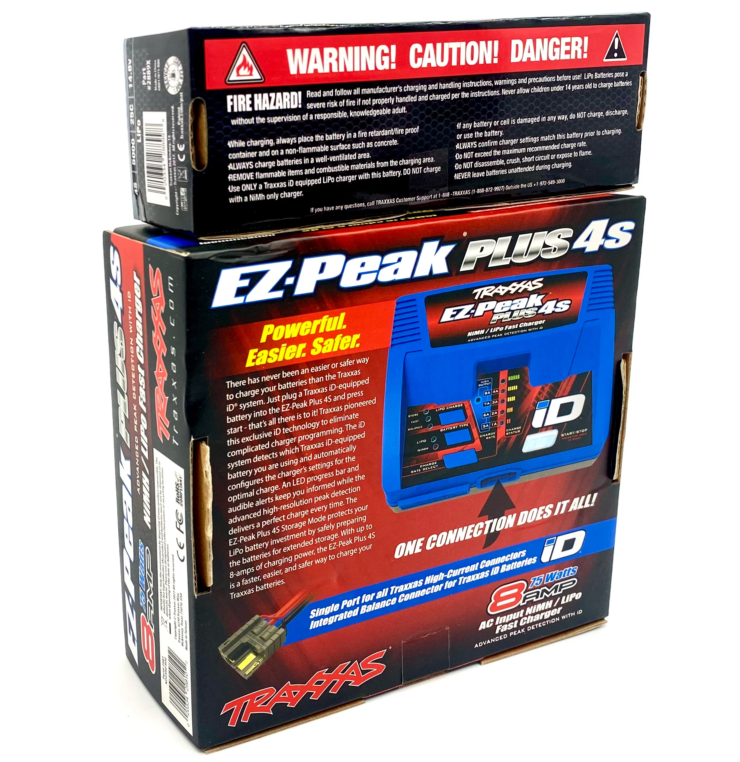 Traxxas Wide-Maxx 1/10 Battery combo 4s 5000mah LiPo & EZ-Peak Charger 89086-4 - Image 3