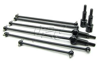 TROPHY Truggy FRONT/REAR/CENTER DRIVE SHAFTS axles universals HPI flux 107018