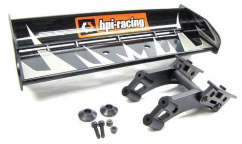 TROPHY Truggy WING & MOUNT, deck holder 101013, (same as buggy) (HPI flux 107018