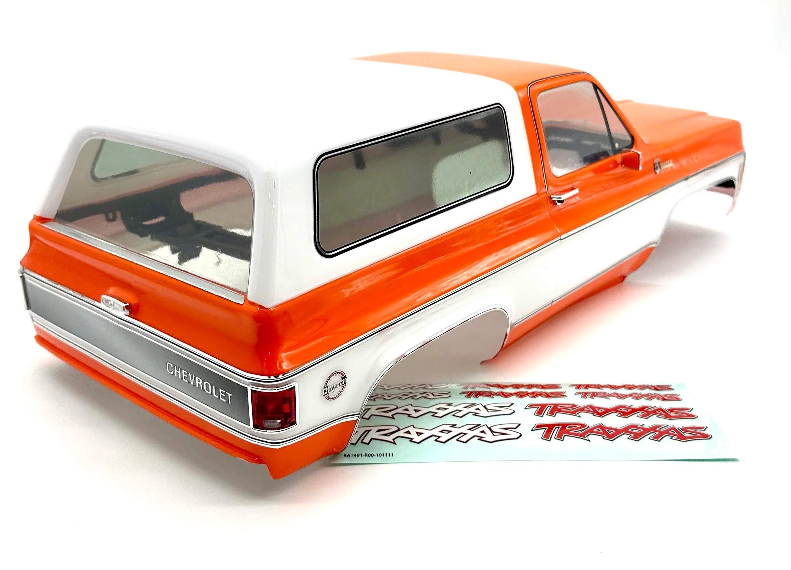 TRX-4 Chevy BLAZER - BODY Cover, ORANGE (Shell Factory new 8010x Painted 82276-4) - Image 3