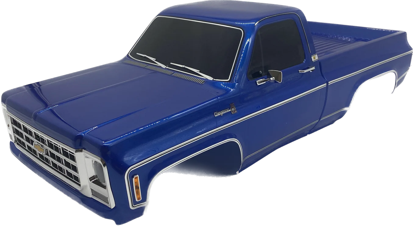TRX-4 CHEVY K10 - BODY Cover, Blue (Factory Painted, complete 92056-4