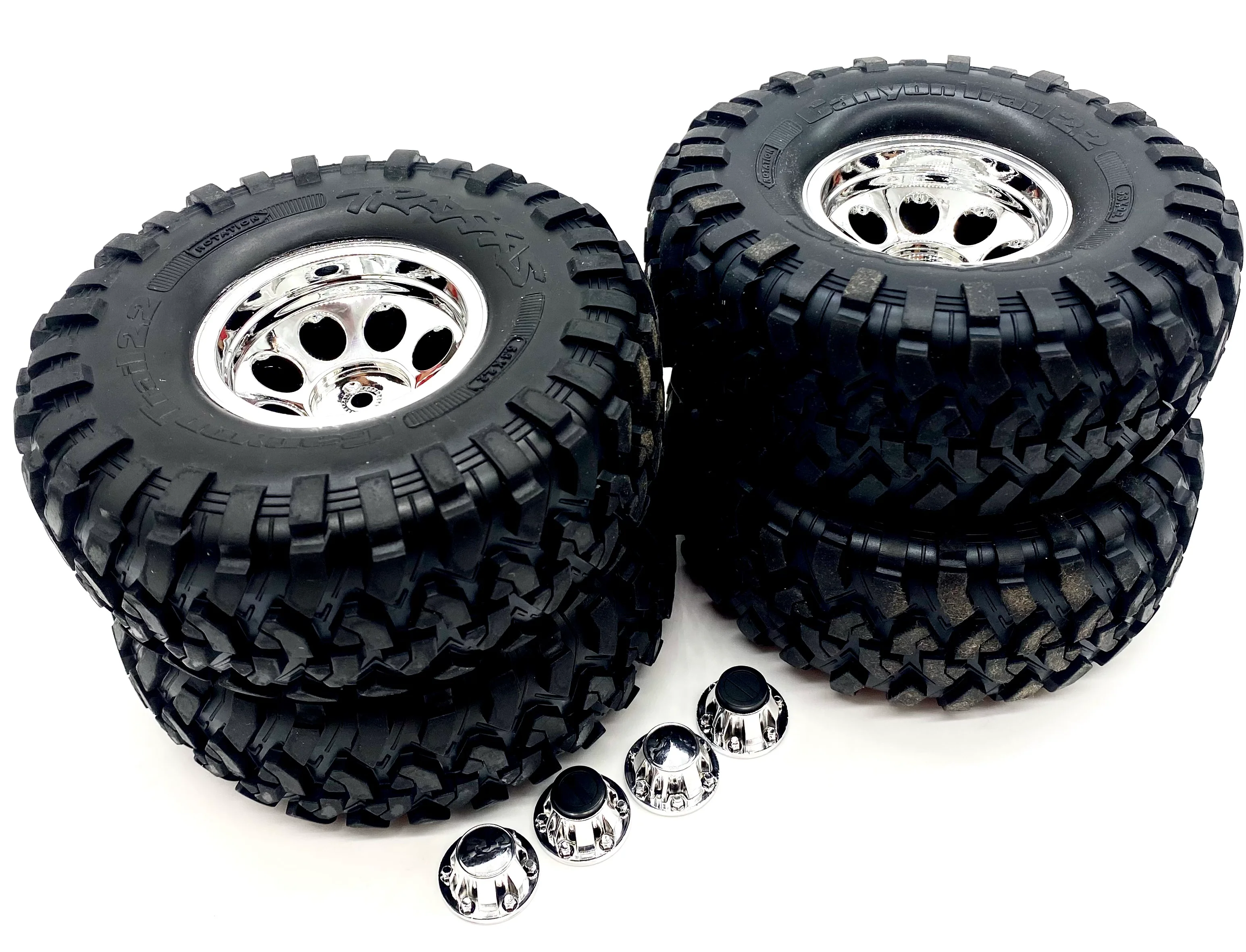 TRX-4 CHEVY K10 - TIRES & Wheel Set assembled Canyon Trail 2.2 92056-4
