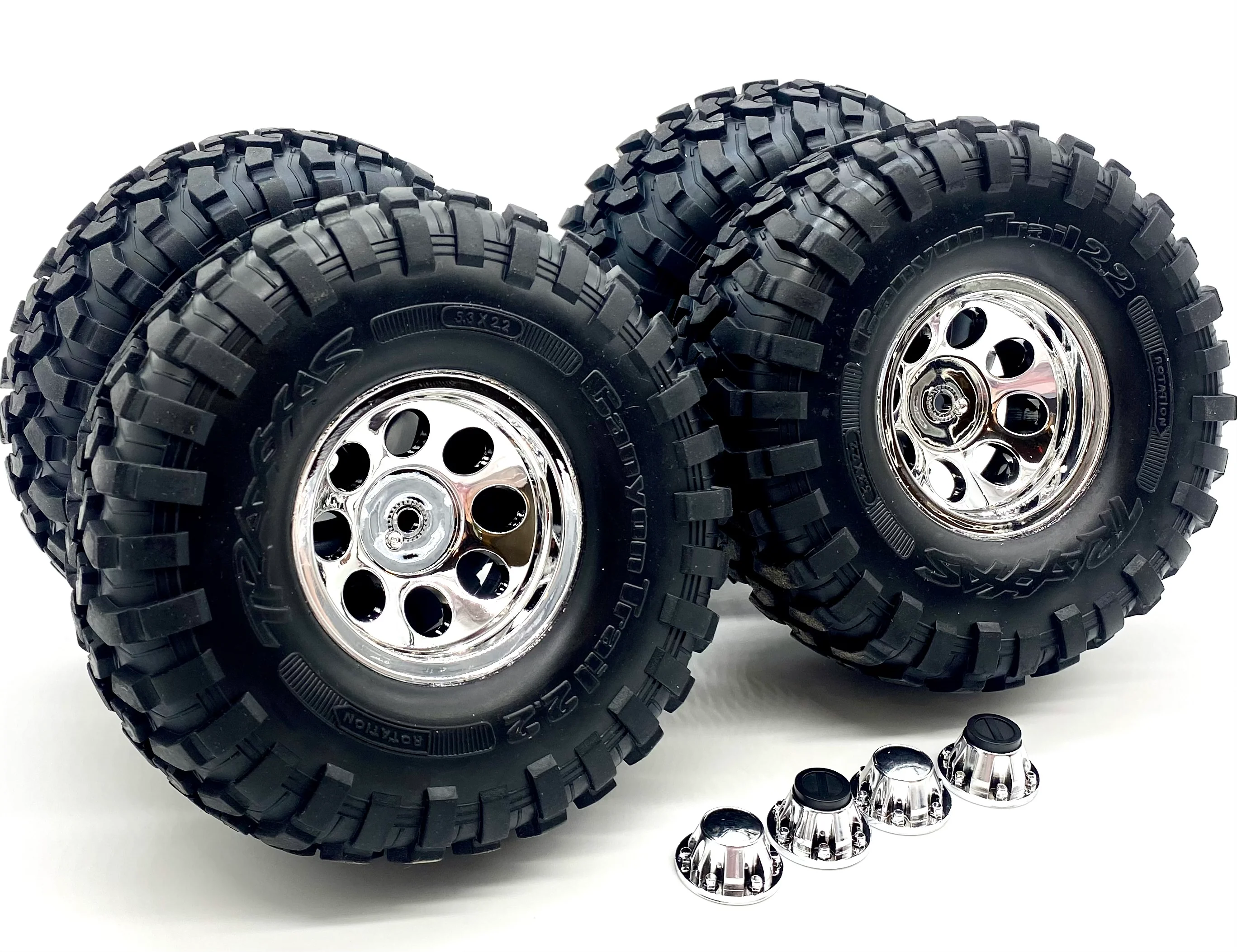 TRX-4 CHEVY K10 - TIRES & Wheel Set assembled Canyon Trail 2.2 92056-4 - Image 3
