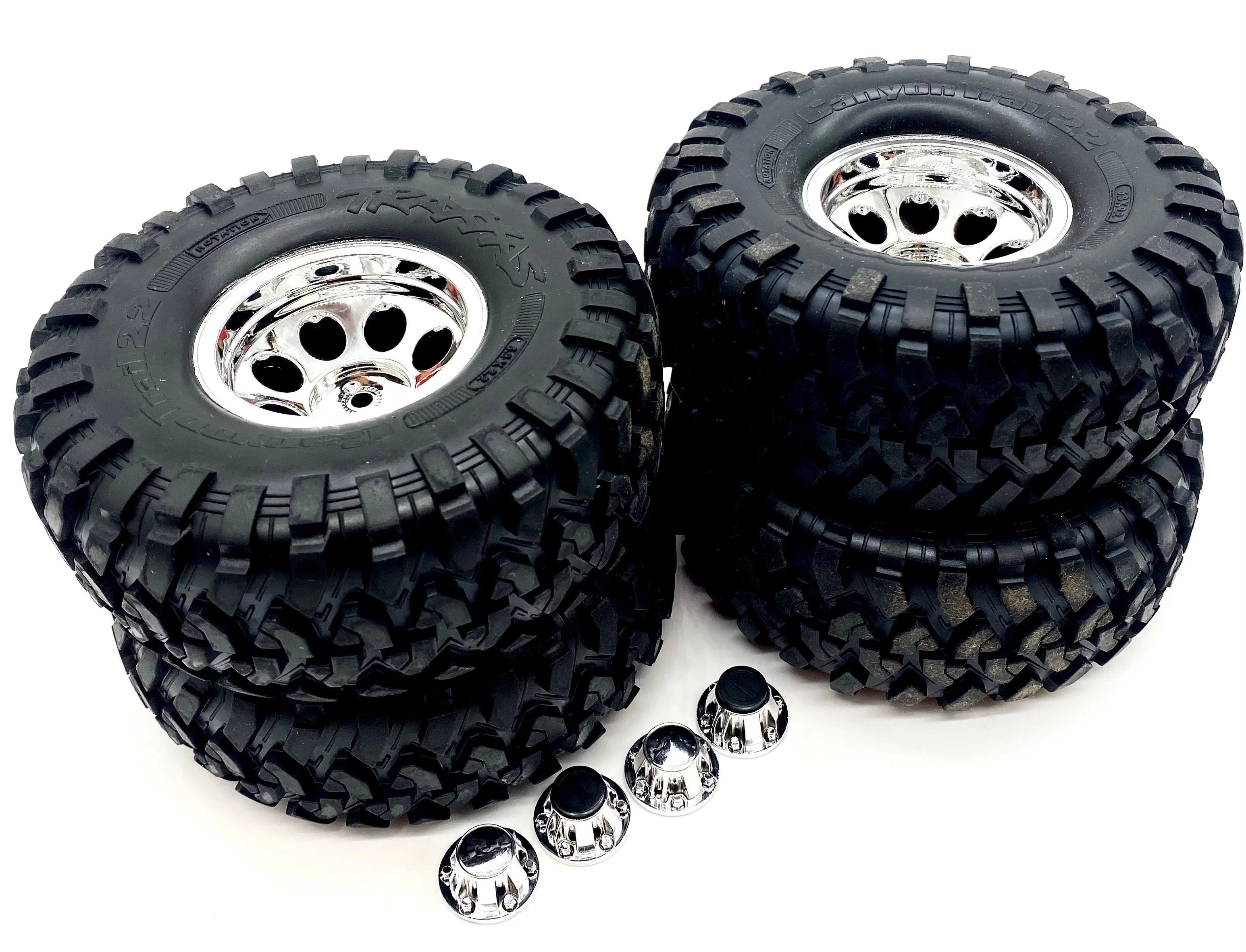 TRX-4 CHEVY K5 BLAZER - TIRES & Wheel Set assembled K10 Canyon Trail 2.2 92086-4