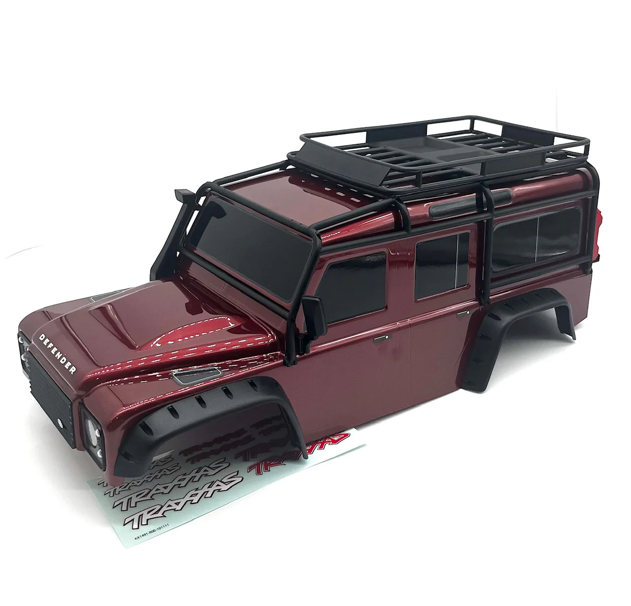 TRX-4 DEFENDER - BODY (Red) Clipless Spare Tire Fenders Land Rover Trail 82256-4