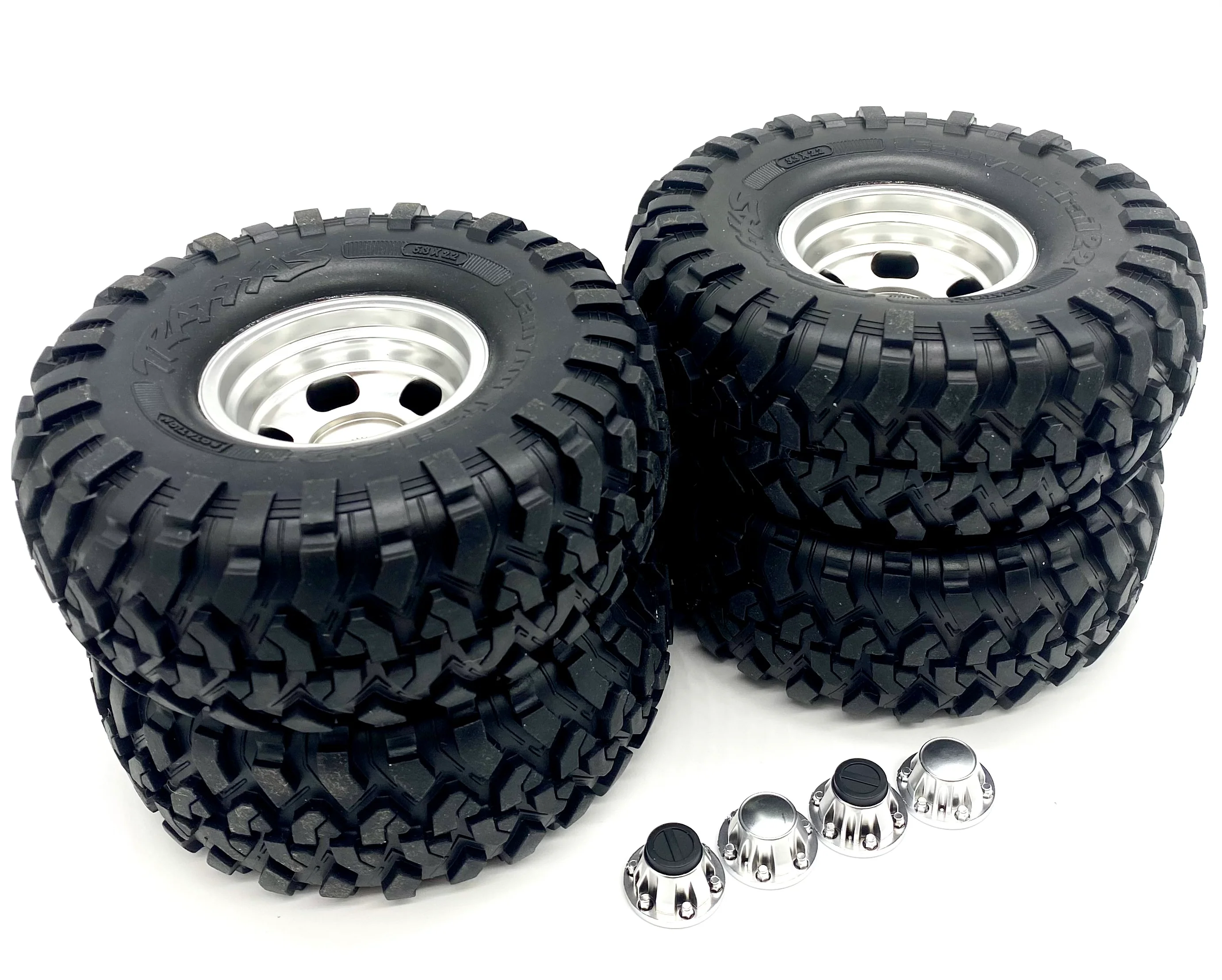 TRX-4 FORD F-150 - TIRES & Wheel Set assembled Canyon Trail 2.2 92046-4