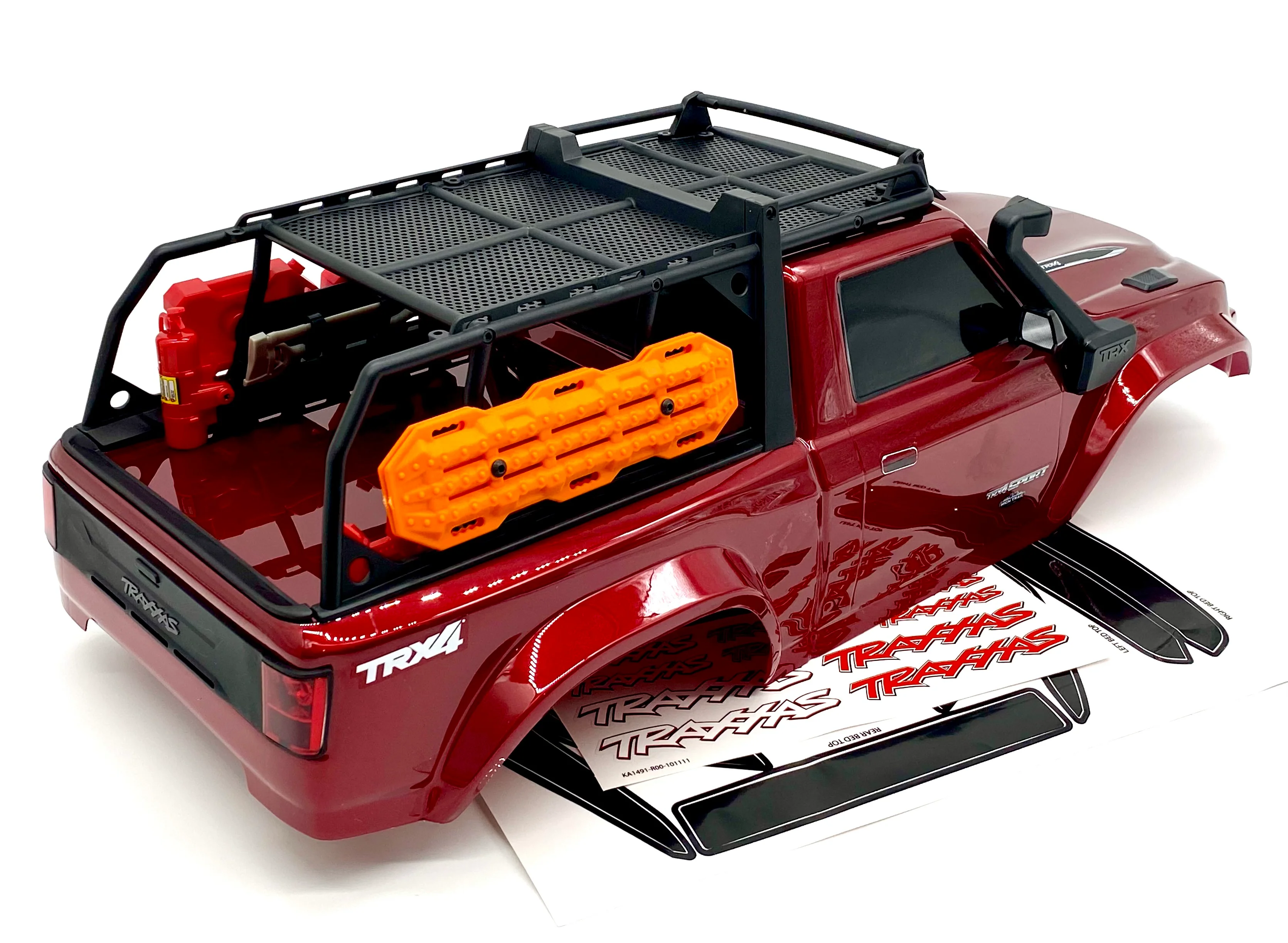 TRX-4 HIGH TRAIL - BODY Cover, RED (Factory Painted, complete Traxxas 82044-4 - Image 3